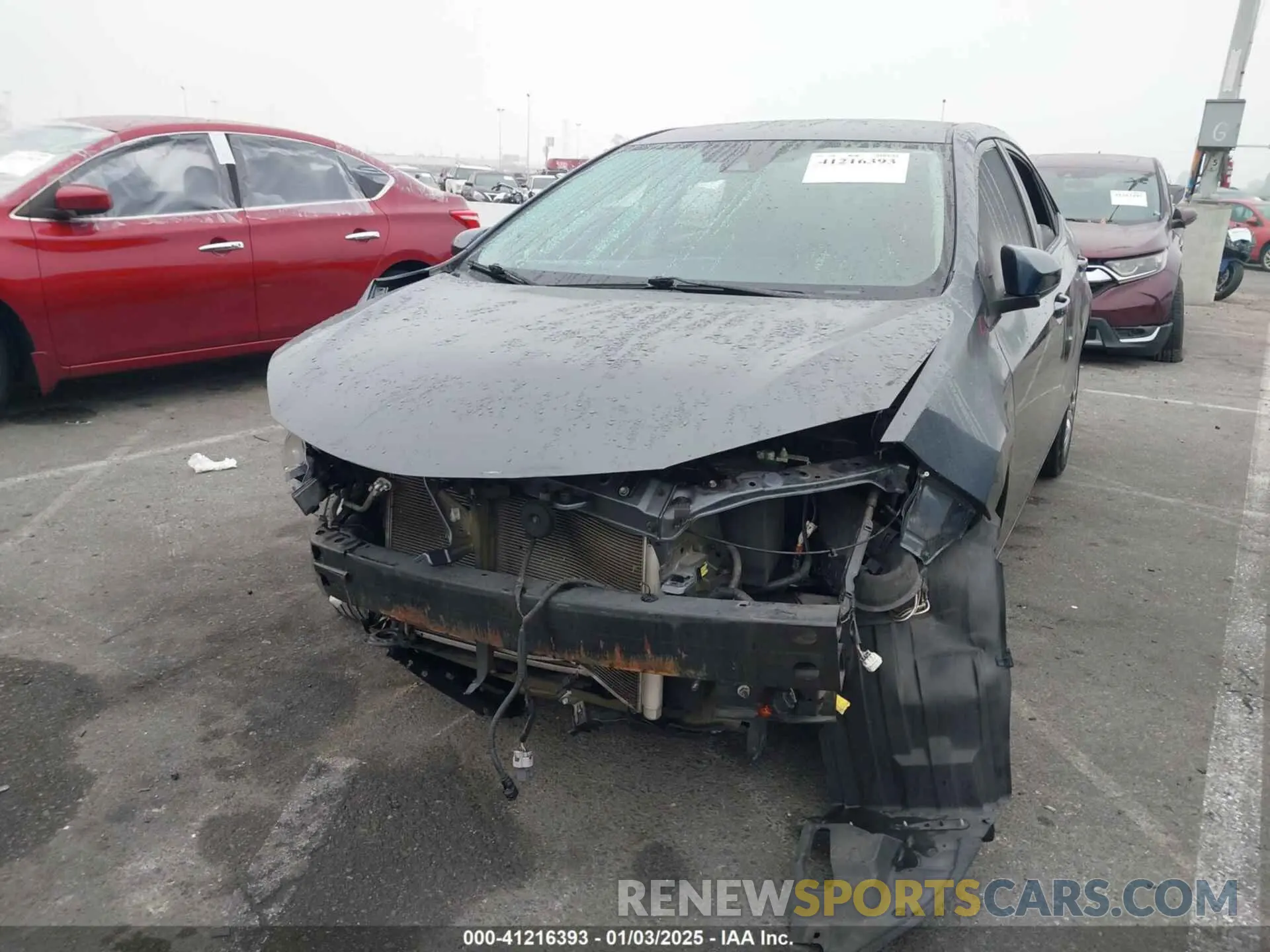 2 Фотография поврежденного автомобиля 2T1BURHE2KC134860 TOYOTA COROLLA 2019