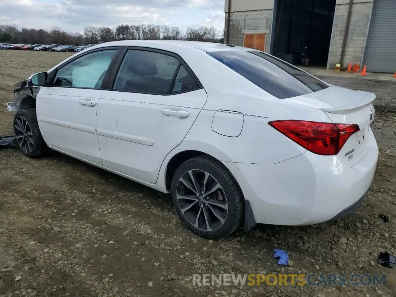 2 Photograph of a damaged car 2T1BURHE2KC137970 TOYOTA COROLLA 2019