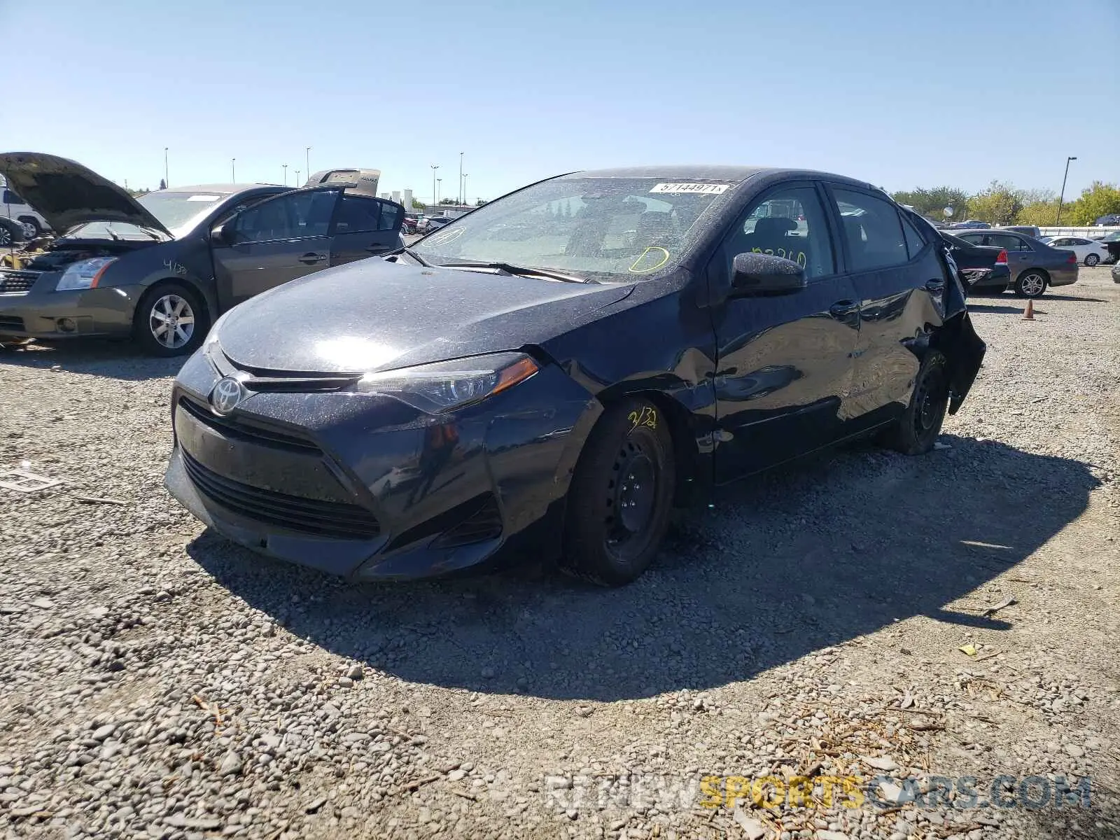 2 Photograph of a damaged car 2T1BURHE2KC146829 TOYOTA COROLLA 2019