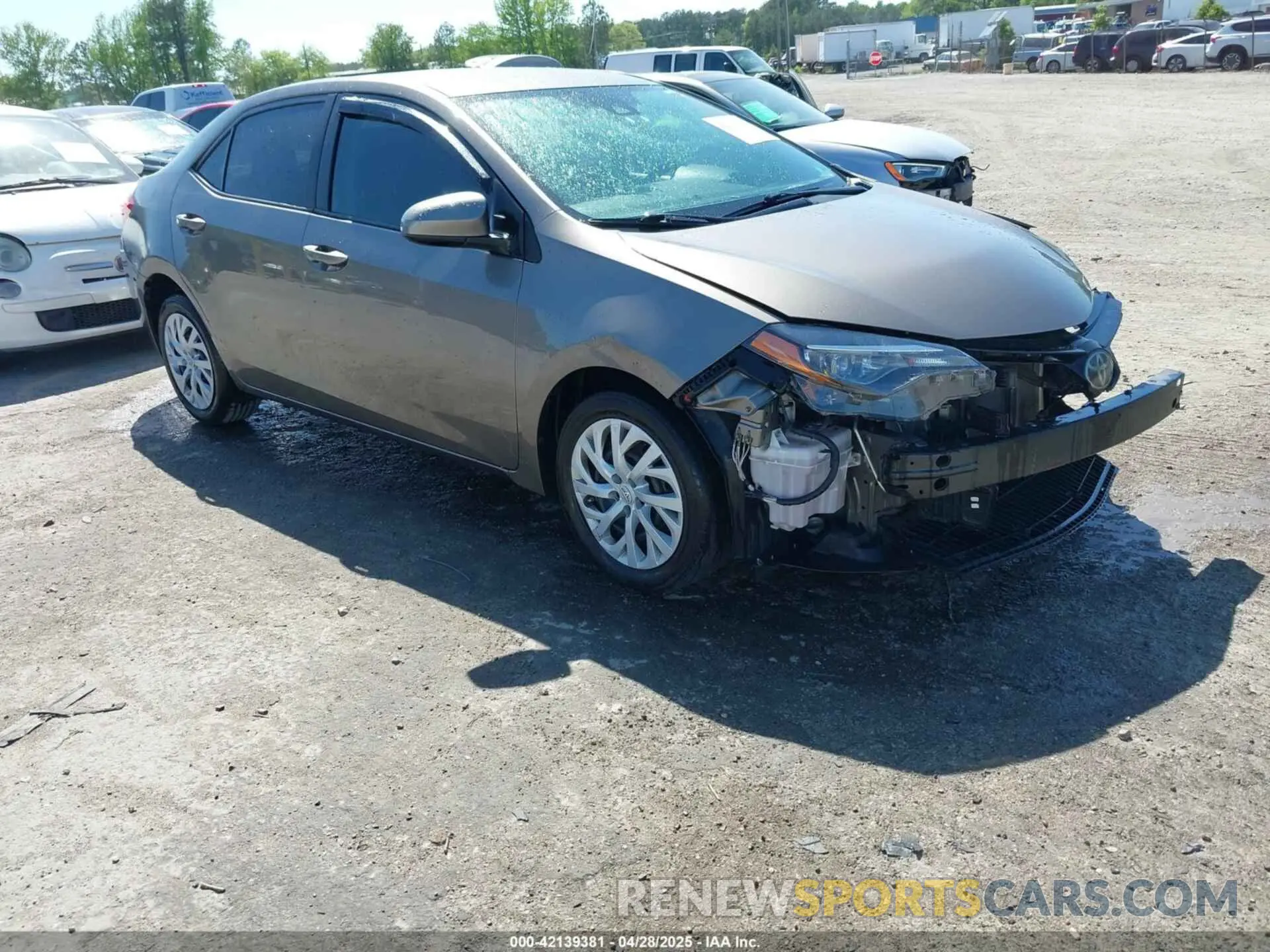 1 Фотография поврежденного автомобиля 2T1BURHE2KC150721 TOYOTA COROLLA 2019