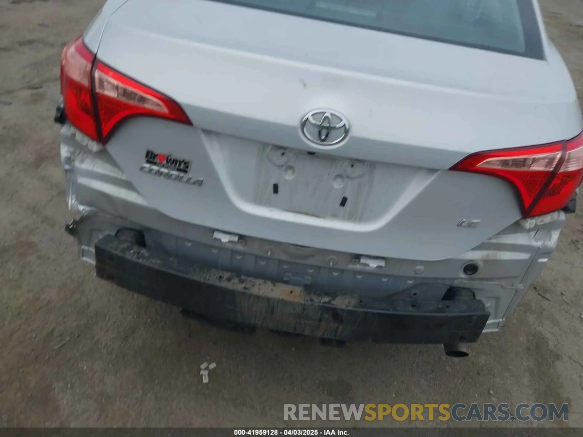 16 Фотография поврежденного автомобиля 2T1BURHE2KC153893 TOYOTA COROLLA 2019