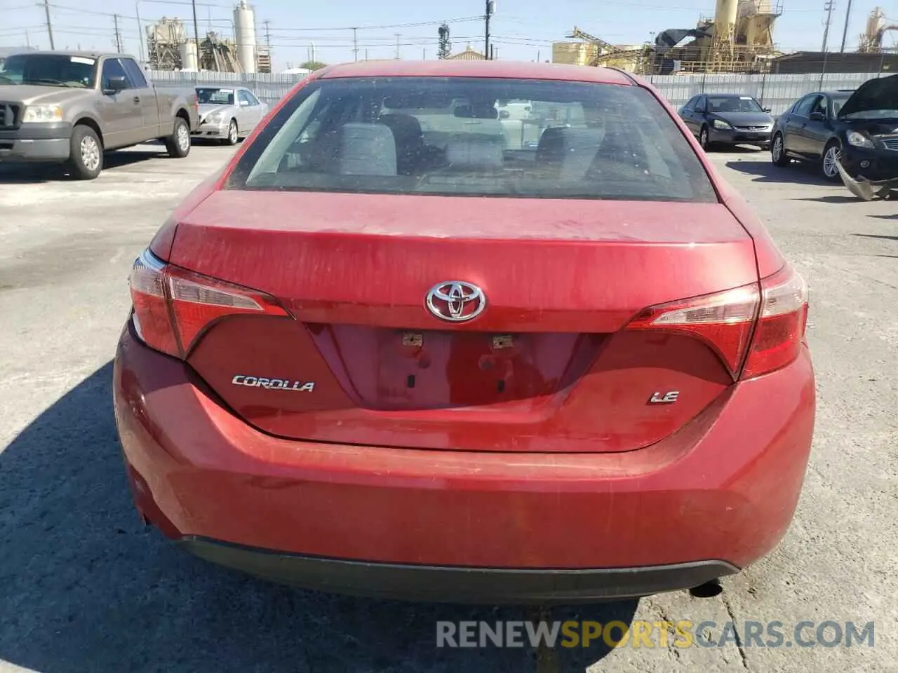 6 Фотография поврежденного автомобиля 2T1BURHE2KC157958 TOYOTA COROLLA 2019