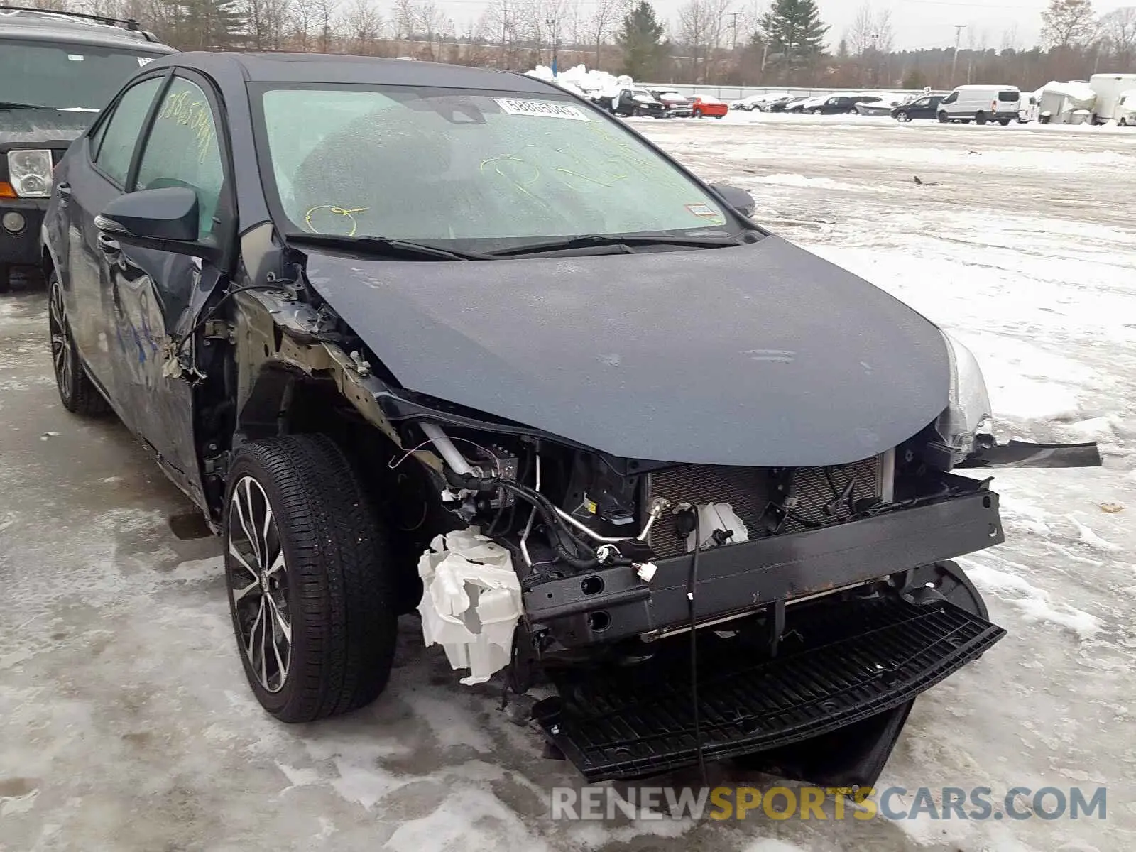 1 Photograph of a damaged car 2T1BURHE2KC170838 TOYOTA COROLLA 2019
