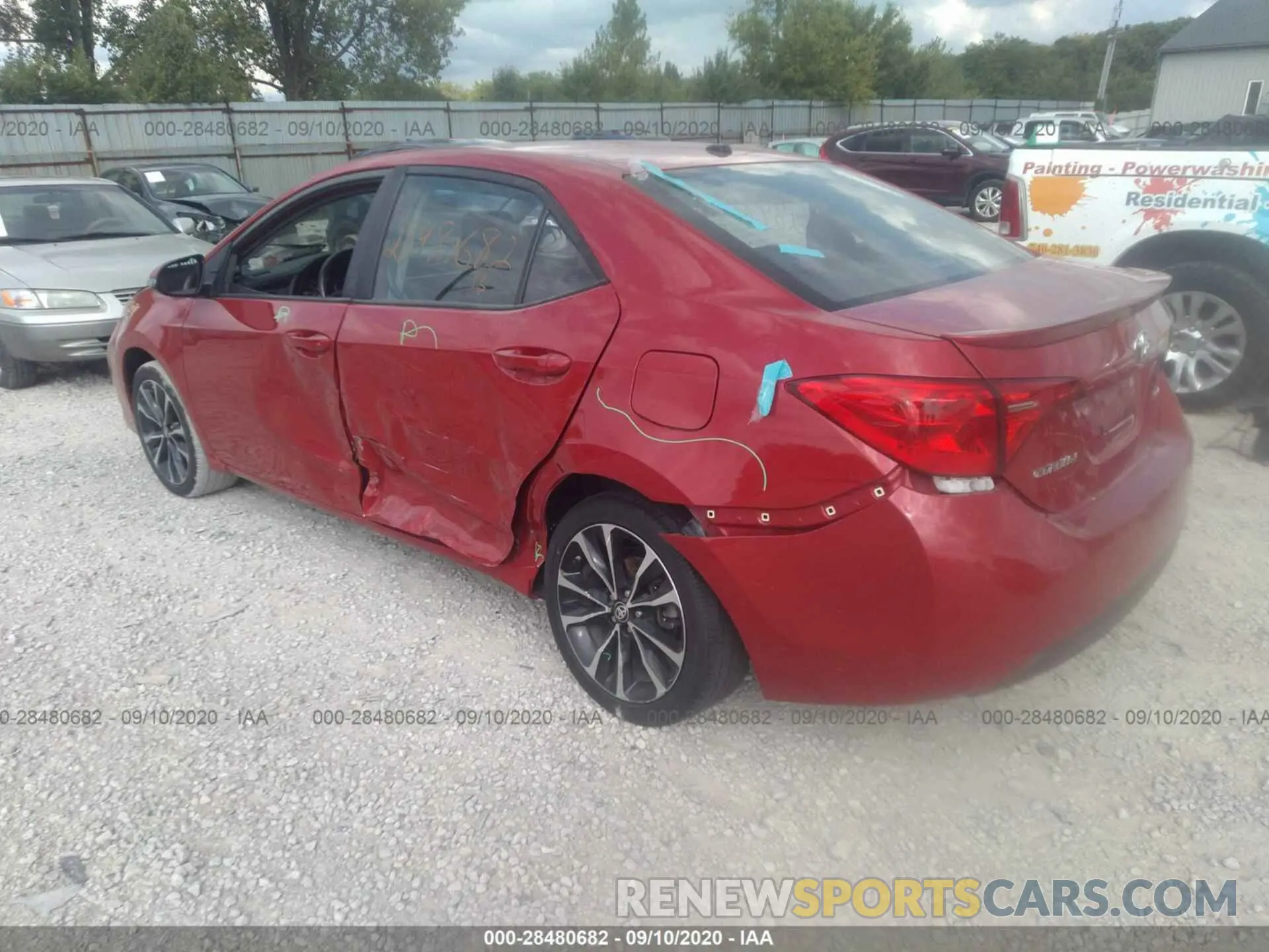 6 Photograph of a damaged car 2T1BURHE2KC172606 TOYOTA COROLLA 2019
