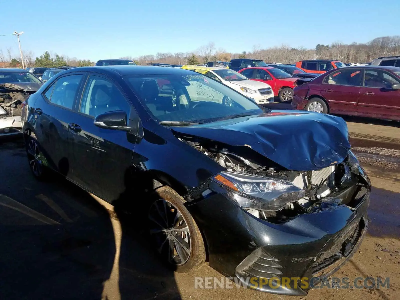 1 Photograph of a damaged car 2T1BURHE2KC177658 TOYOTA COROLLA 2019