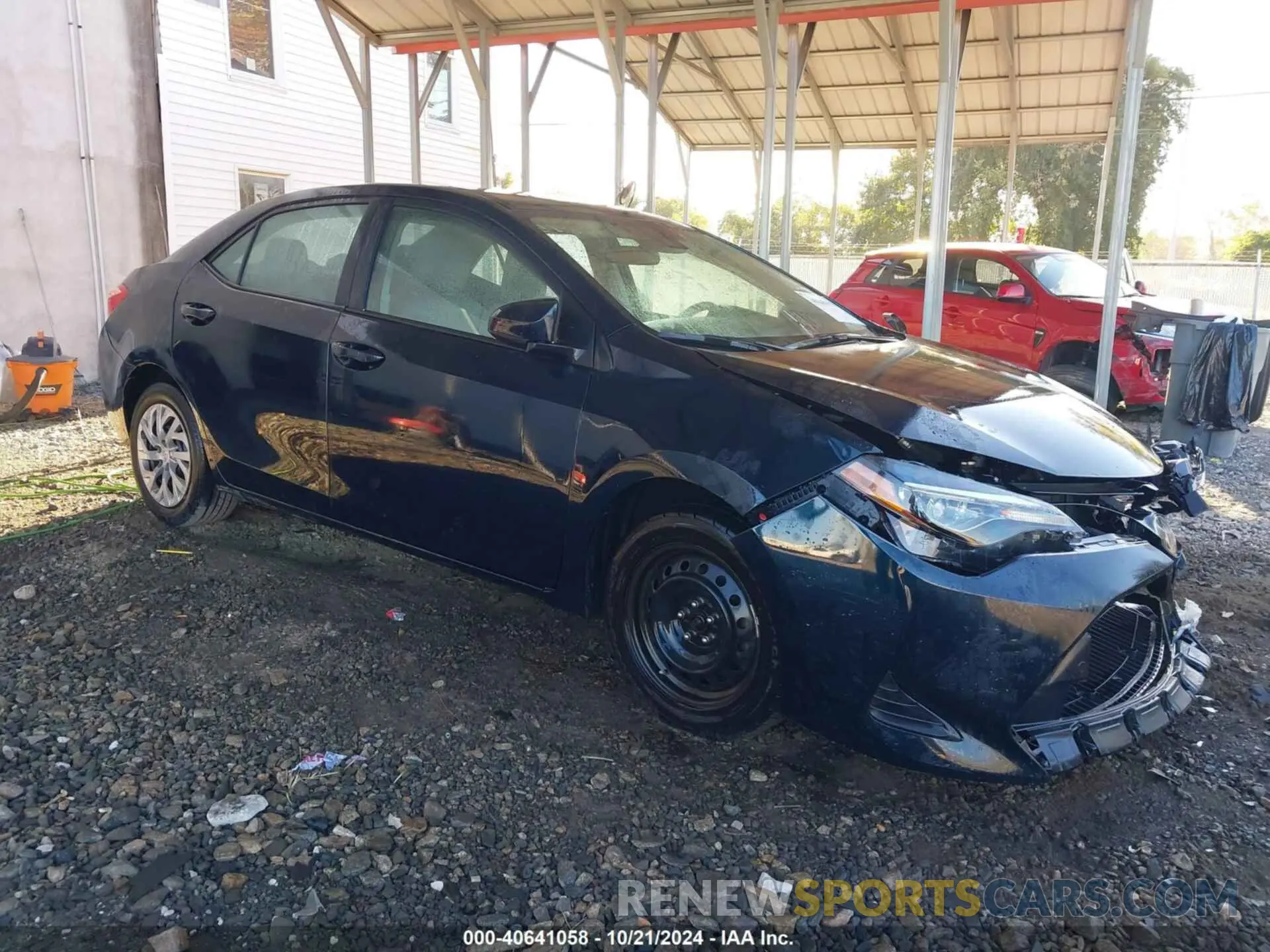 1 Photograph of a damaged car 2T1BURHE2KC179751 TOYOTA COROLLA 2019