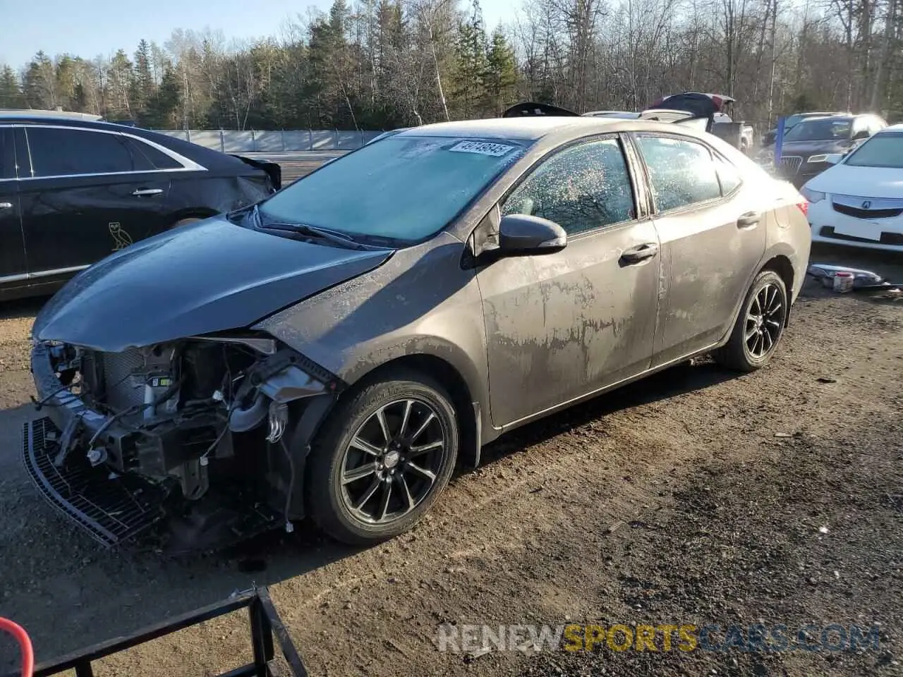 1 Фотография поврежденного автомобиля 2T1BURHE2KC182505 TOYOTA COROLLA 2019