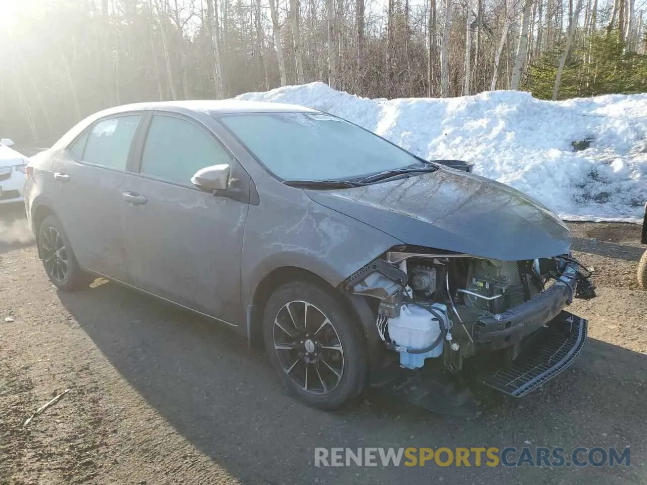 4 Фотография поврежденного автомобиля 2T1BURHE2KC182505 TOYOTA COROLLA 2019