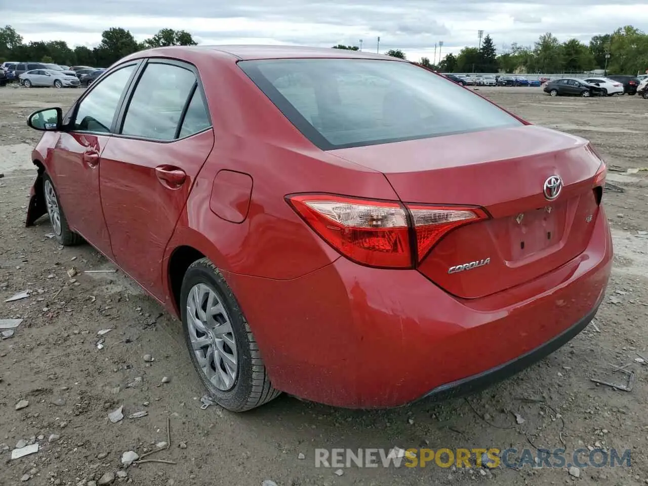 3 Фотография поврежденного автомобиля 2T1BURHE2KC185310 TOYOTA COROLLA 2019