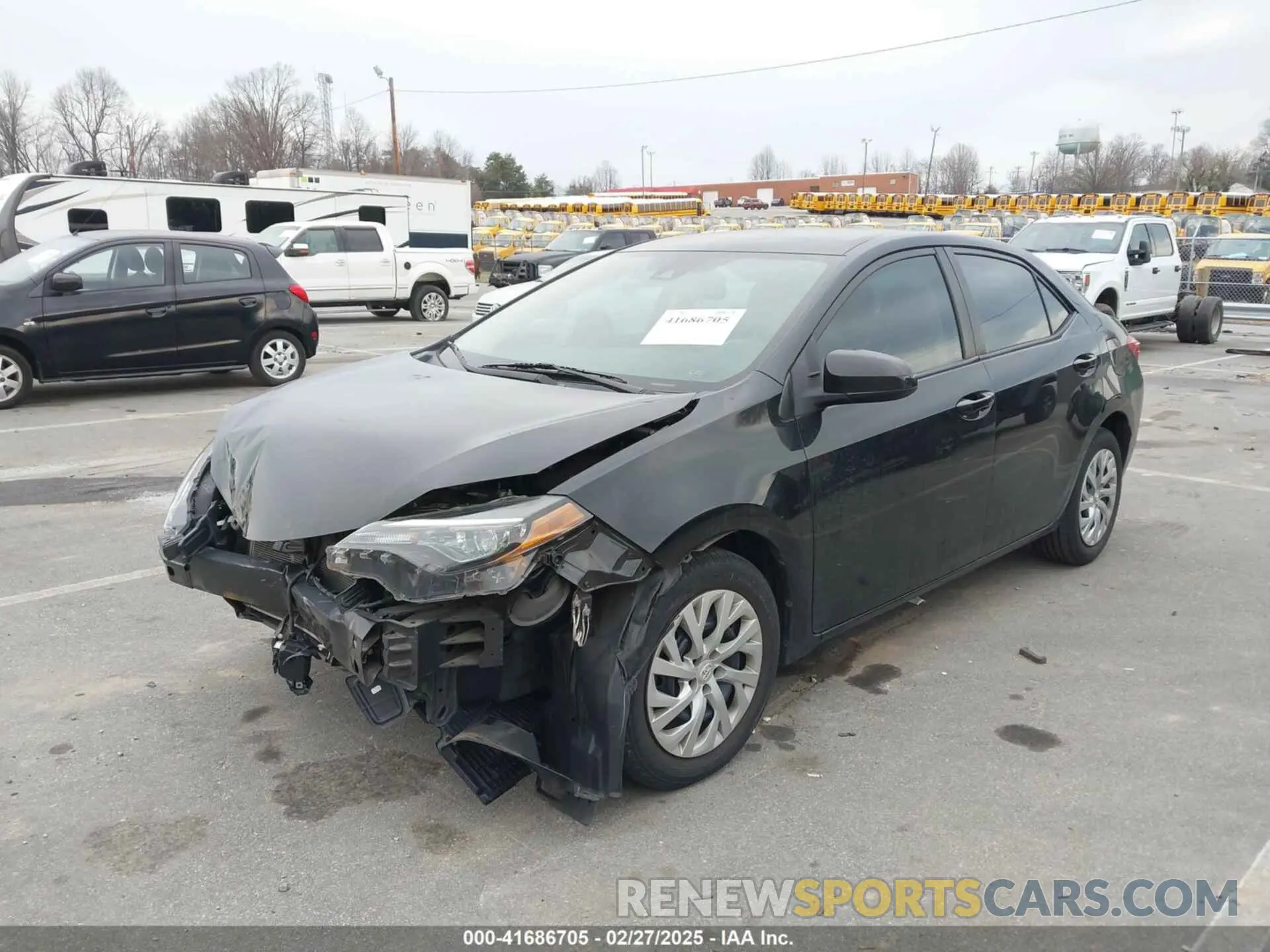 2 Фотография поврежденного автомобиля 2T1BURHE2KC202655 TOYOTA COROLLA 2019