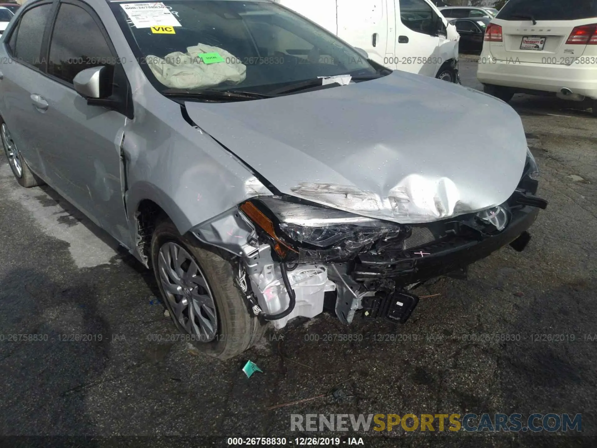 6 Photograph of a damaged car 2T1BURHE2KC205720 TOYOTA COROLLA 2019