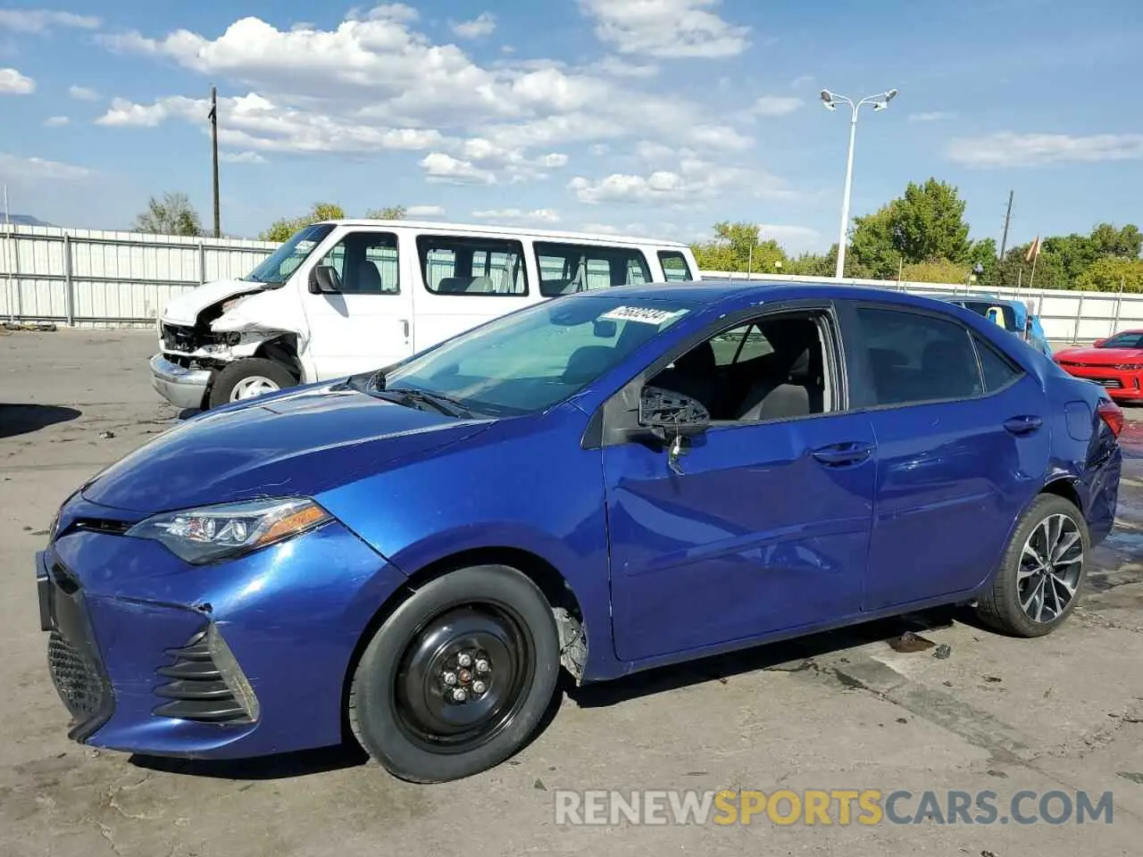 1 Фотография поврежденного автомобиля 2T1BURHE2KC210304 TOYOTA COROLLA 2019