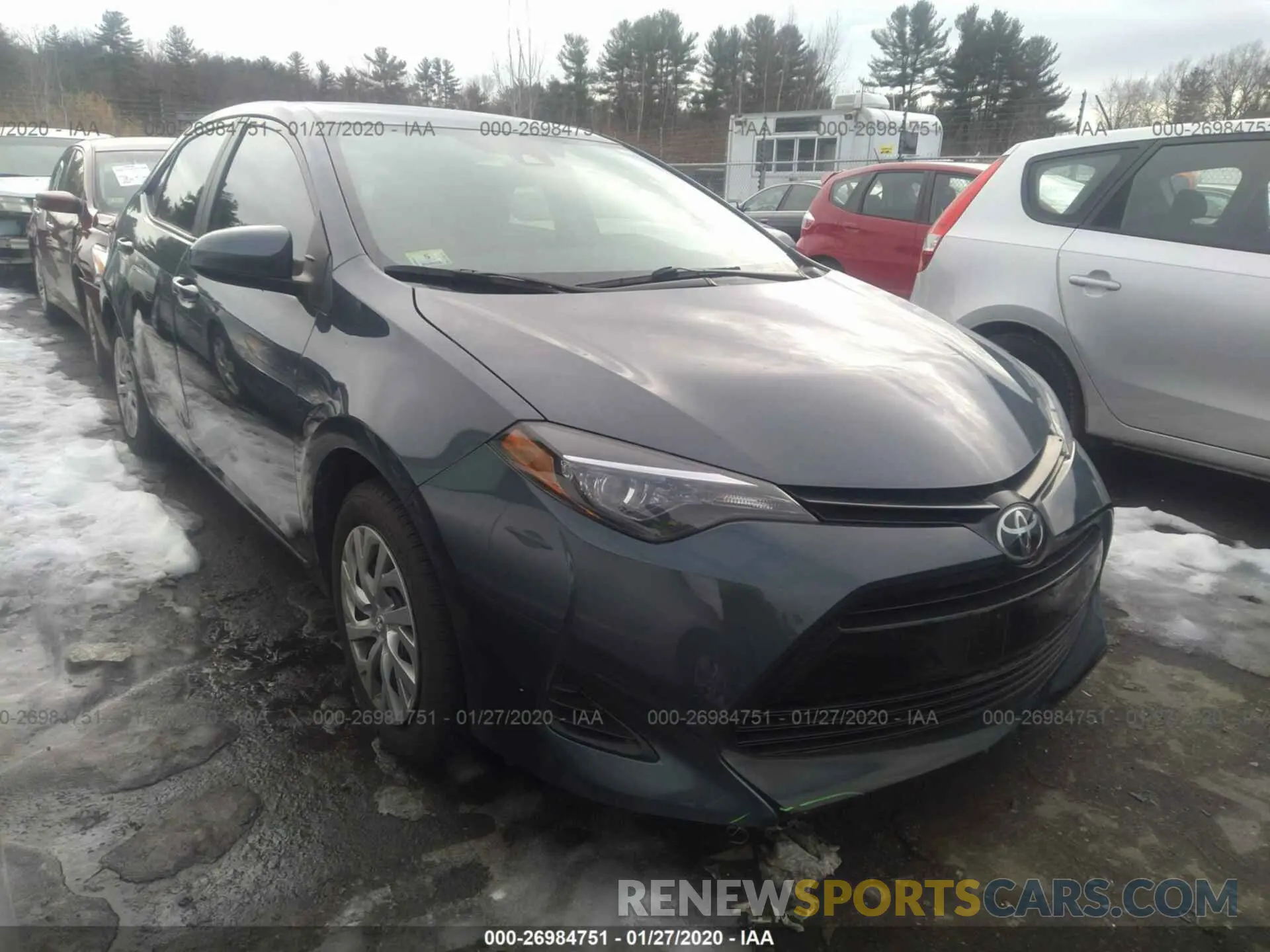 1 Photograph of a damaged car 2T1BURHE2KC210352 TOYOTA COROLLA 2019