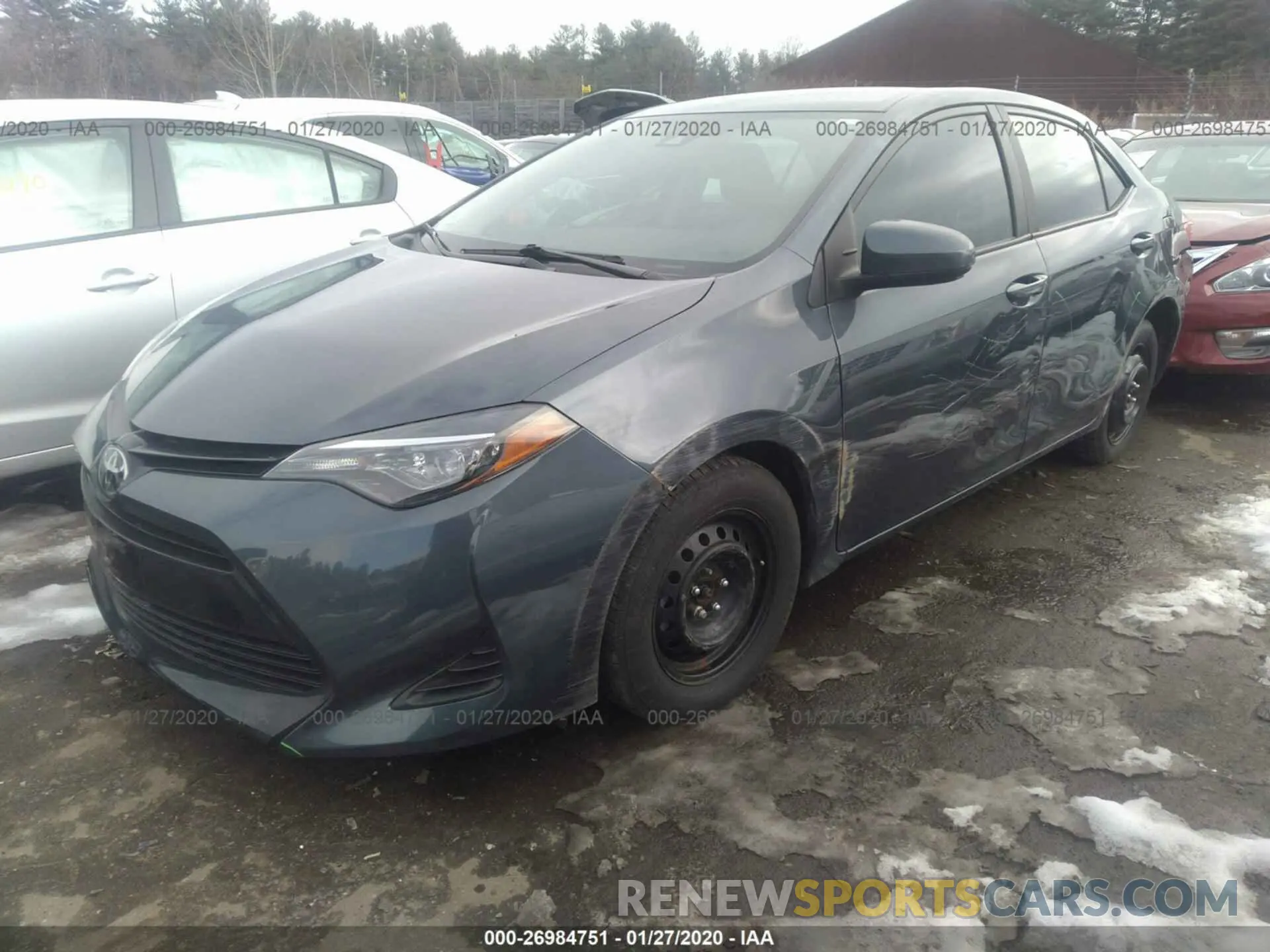 2 Photograph of a damaged car 2T1BURHE2KC210352 TOYOTA COROLLA 2019