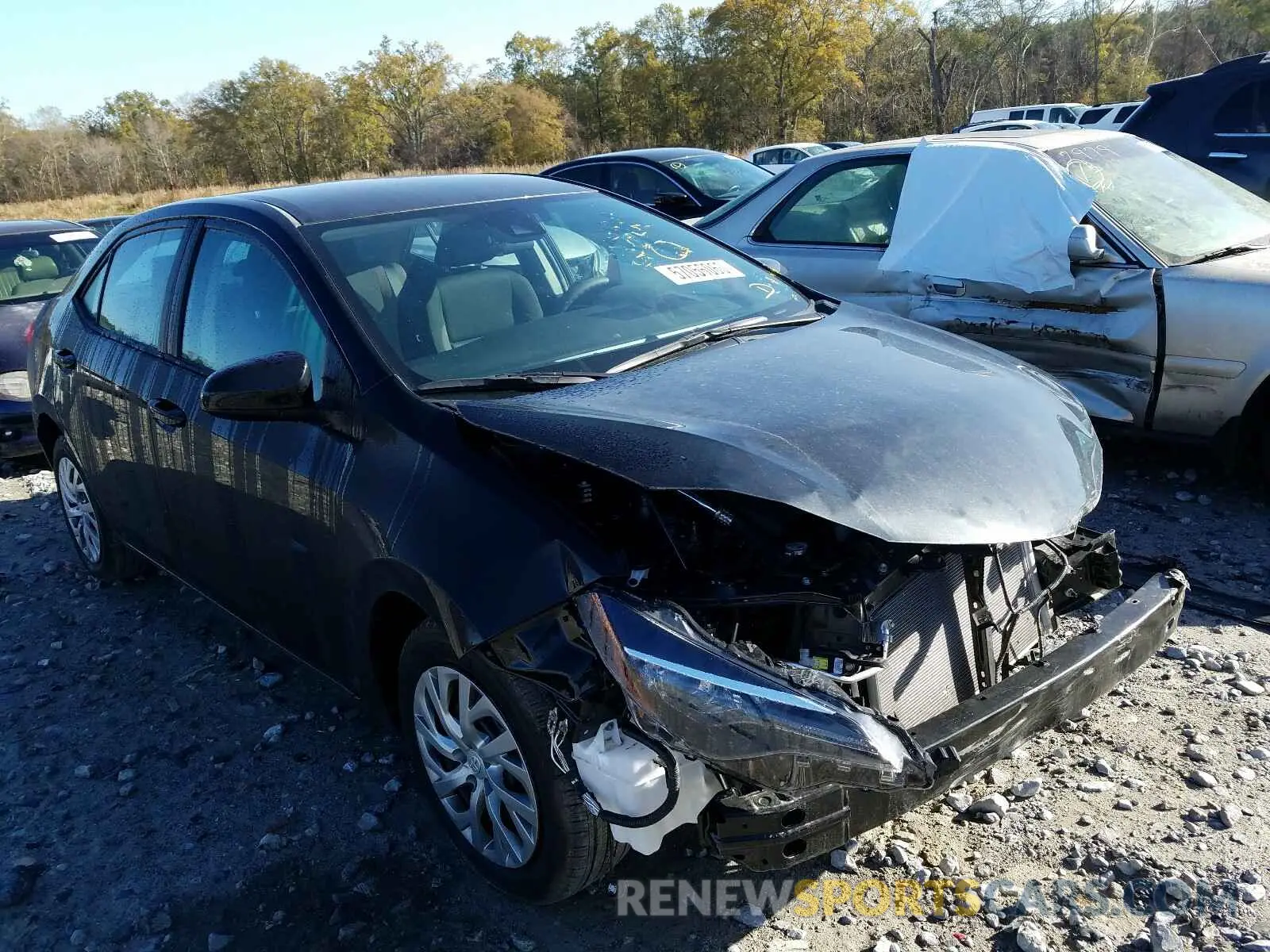 1 Photograph of a damaged car 2T1BURHE2KC213588 TOYOTA COROLLA 2019