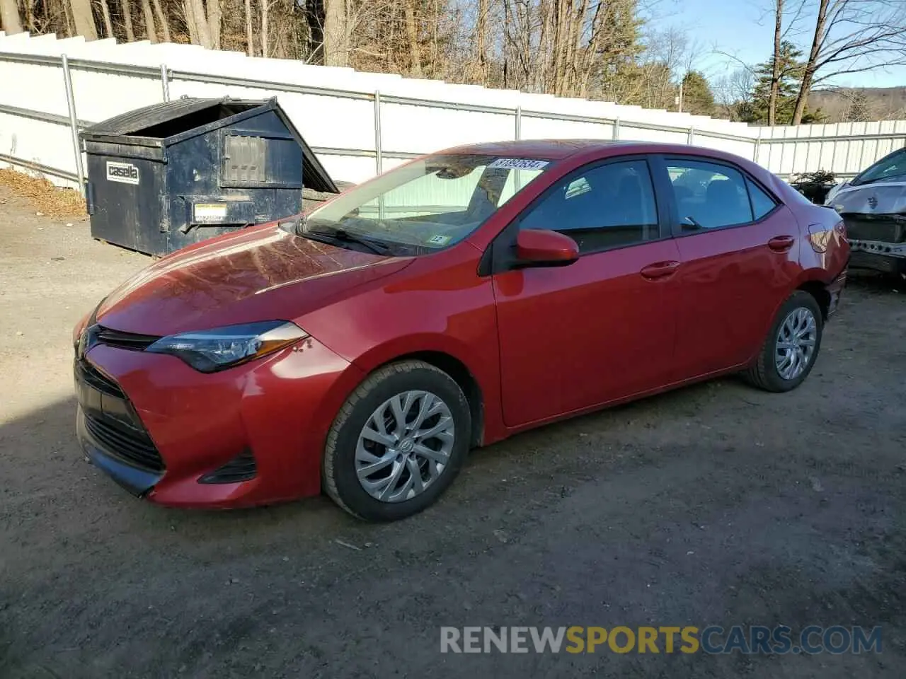 1 Фотография поврежденного автомобиля 2T1BURHE2KC213977 TOYOTA COROLLA 2019