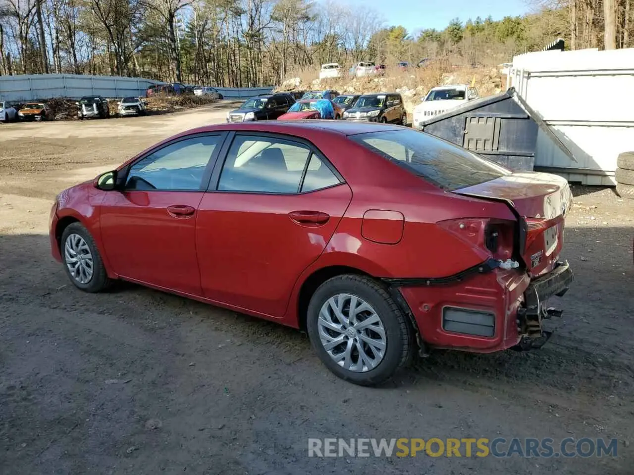 2 Фотография поврежденного автомобиля 2T1BURHE2KC213977 TOYOTA COROLLA 2019