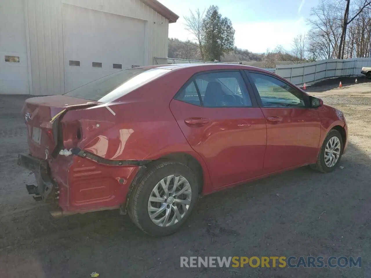 3 Фотография поврежденного автомобиля 2T1BURHE2KC213977 TOYOTA COROLLA 2019