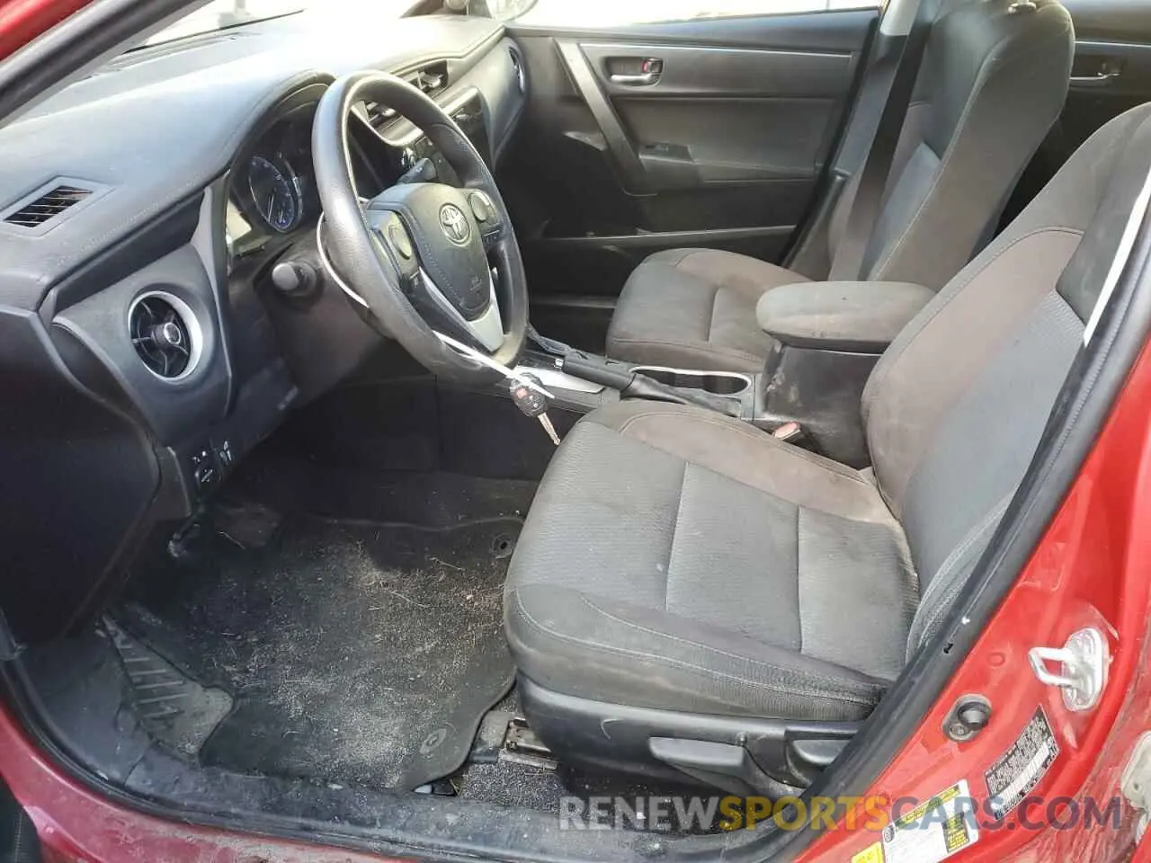 7 Фотография поврежденного автомобиля 2T1BURHE2KC213977 TOYOTA COROLLA 2019