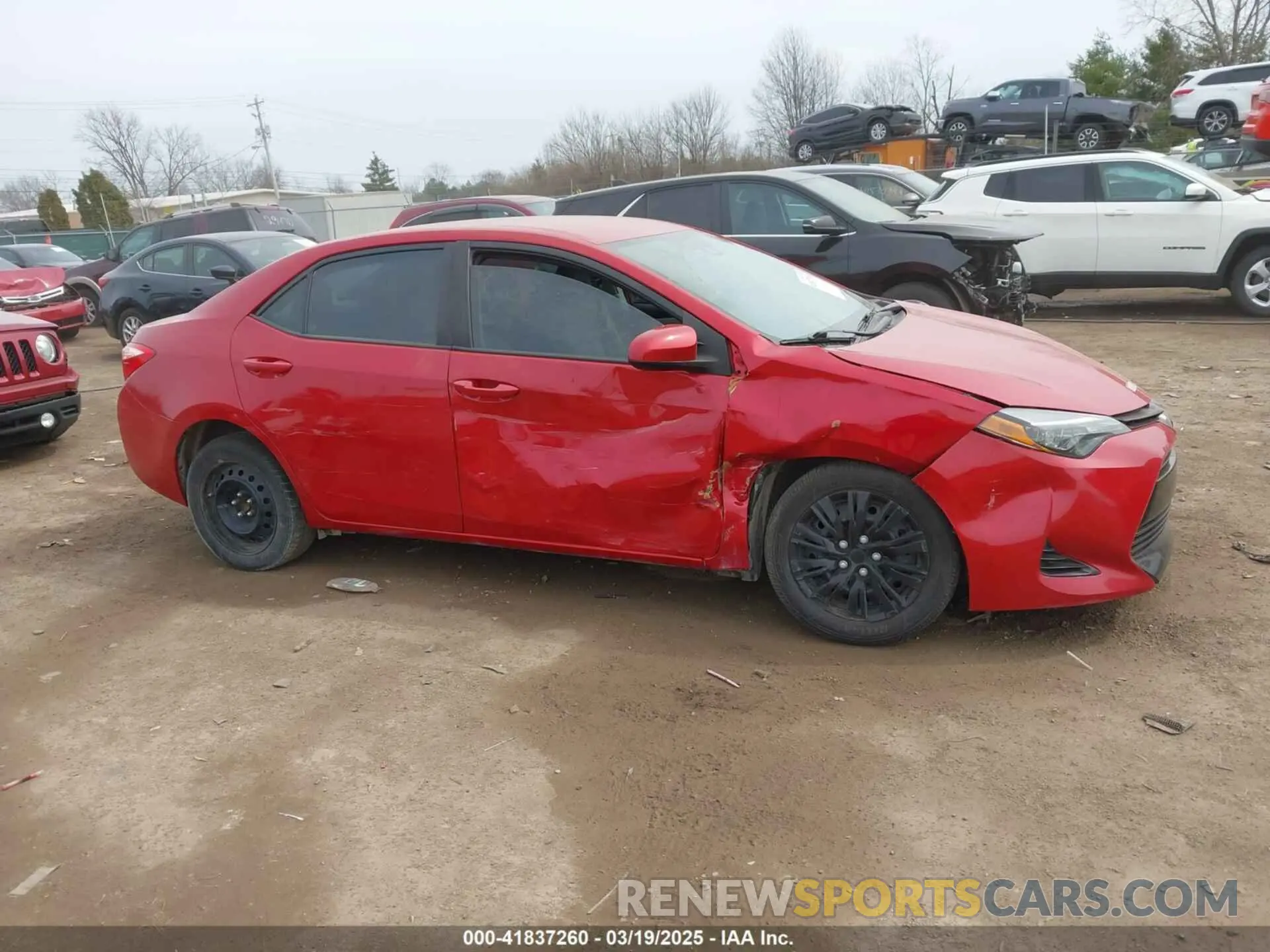 13 Photograph of a damaged car 2T1BURHE2KC214241 TOYOTA COROLLA 2019
