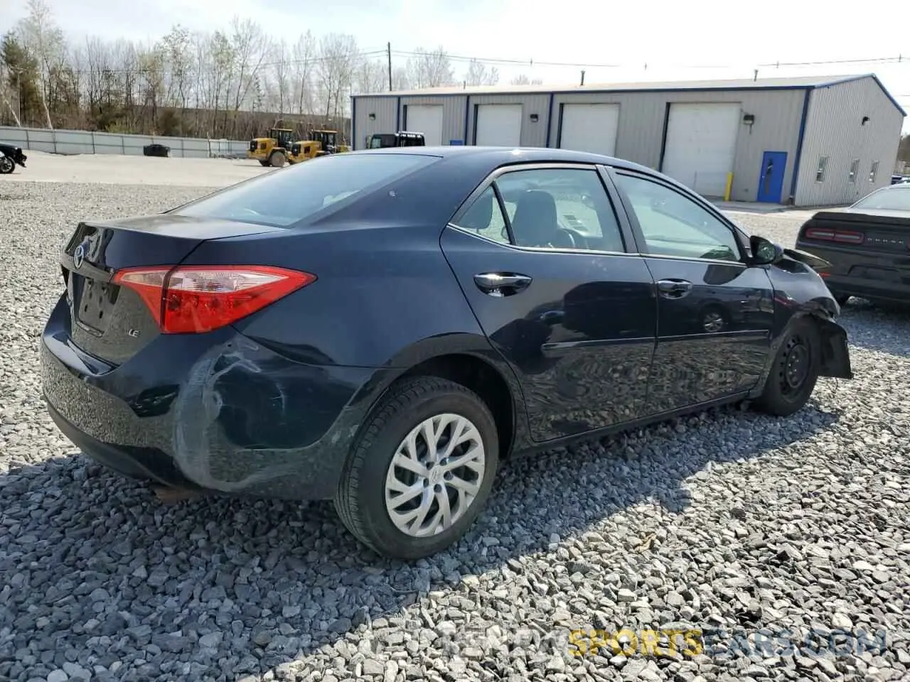 3 Photograph of a damaged car 2T1BURHE2KC219634 TOYOTA COROLLA 2019
