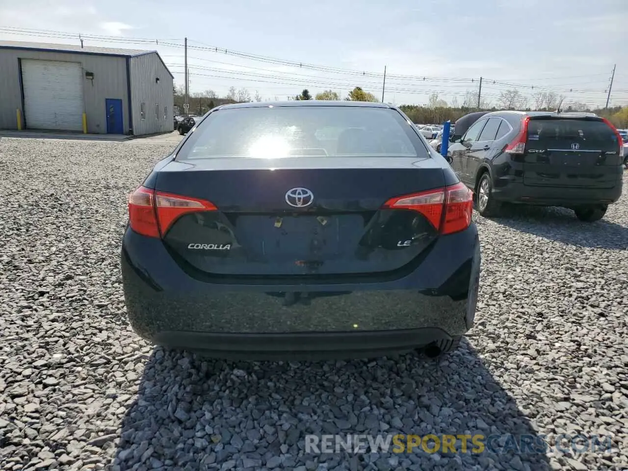 6 Photograph of a damaged car 2T1BURHE2KC219634 TOYOTA COROLLA 2019