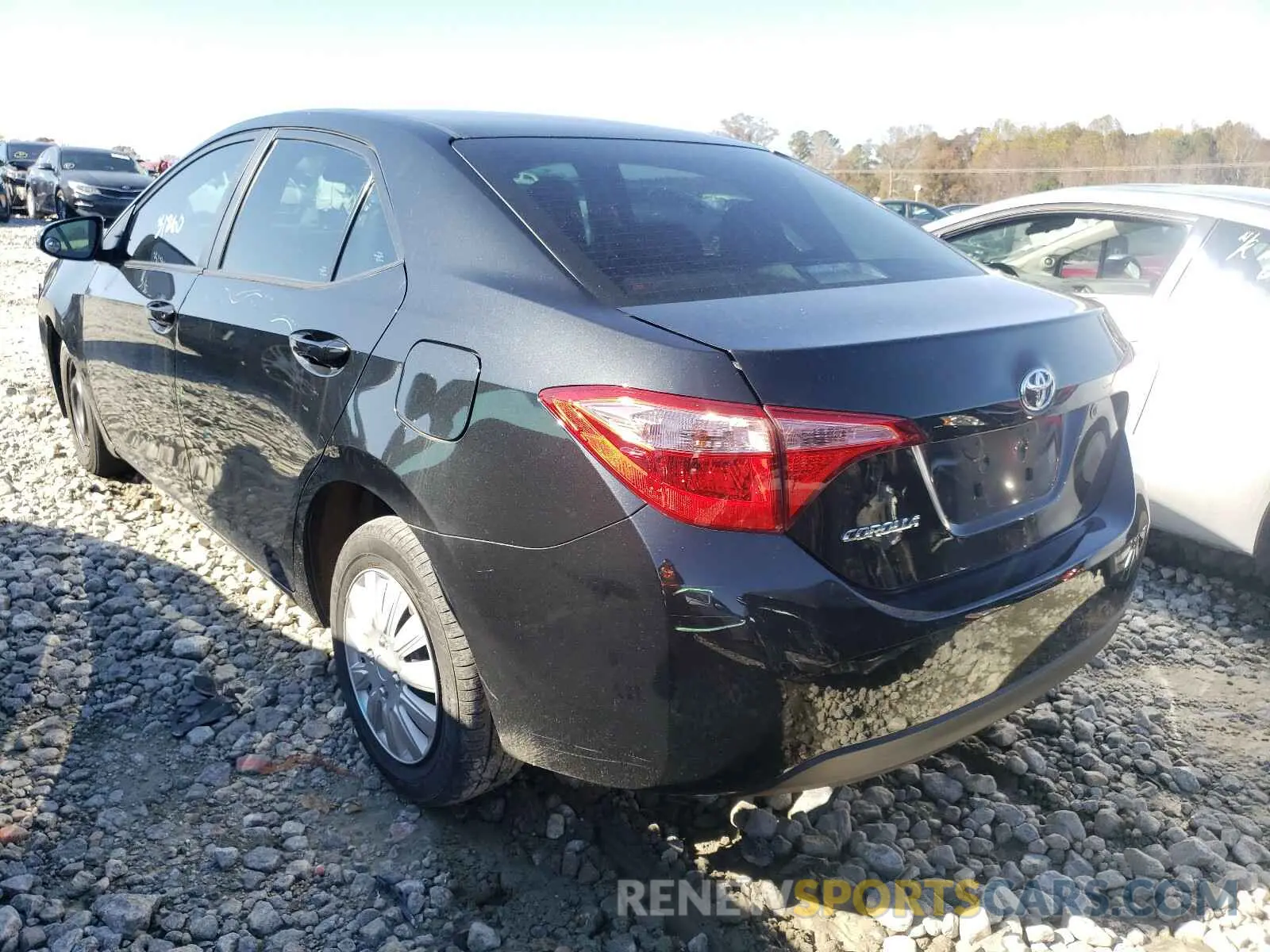 3 Photograph of a damaged car 2T1BURHE2KC220637 TOYOTA COROLLA 2019