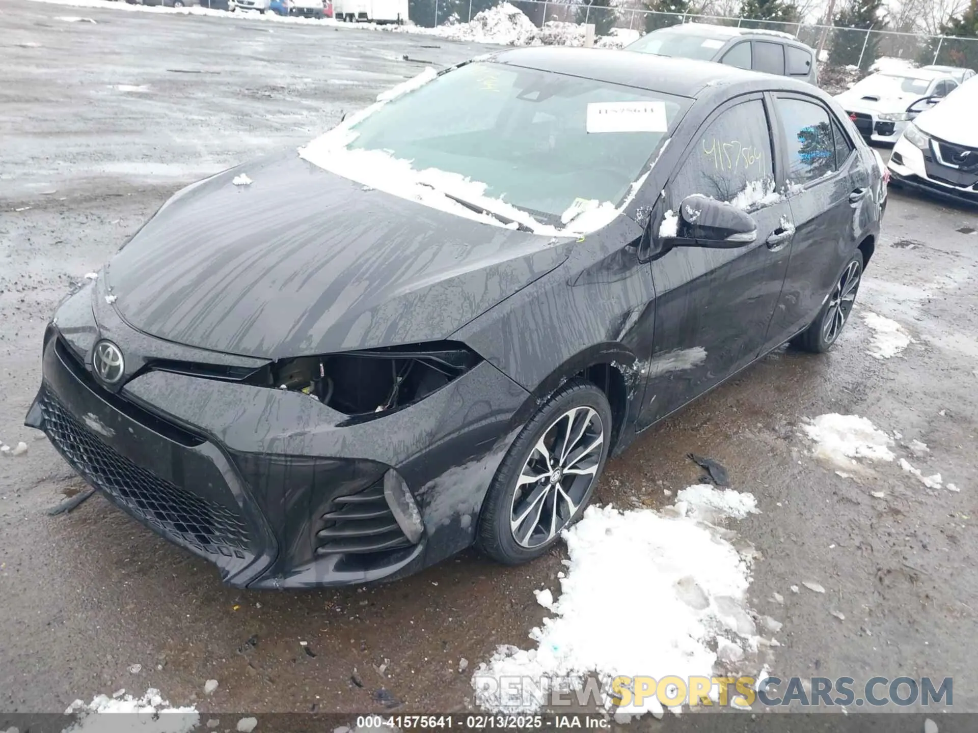 2 Photograph of a damaged car 2T1BURHE2KC225059 TOYOTA COROLLA 2019