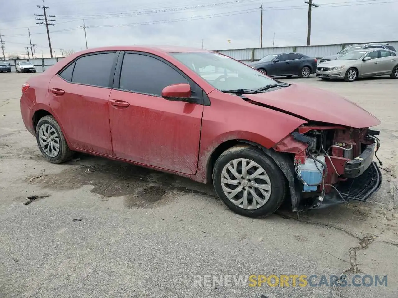 4 Photograph of a damaged car 2T1BURHE2KC229757 TOYOTA COROLLA 2019