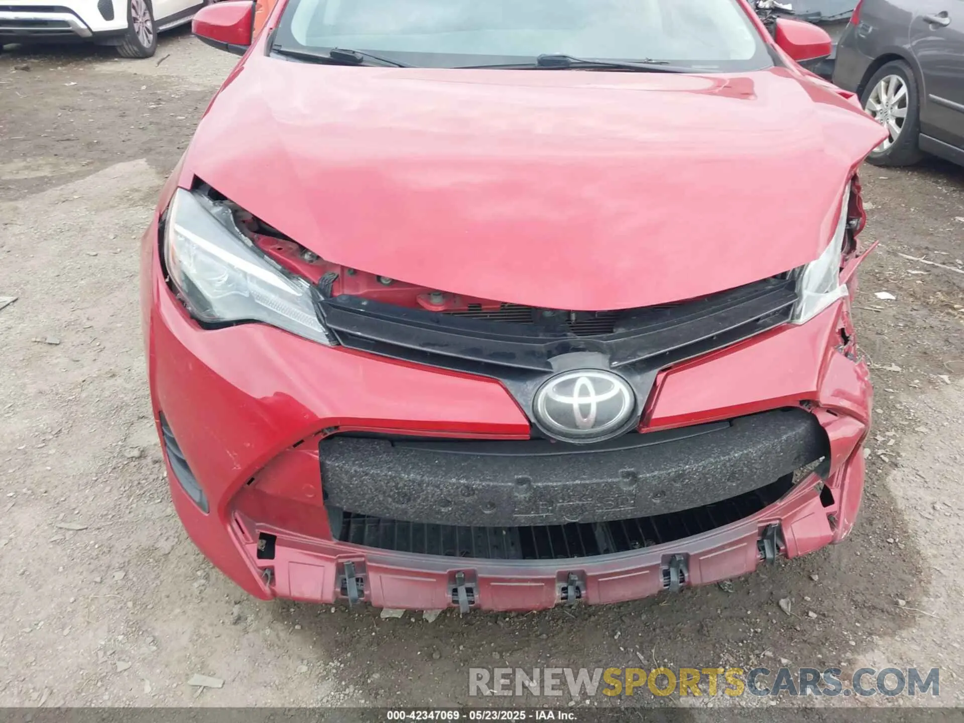 6 Photograph of a damaged car 2T1BURHE2KC236174 TOYOTA COROLLA 2019