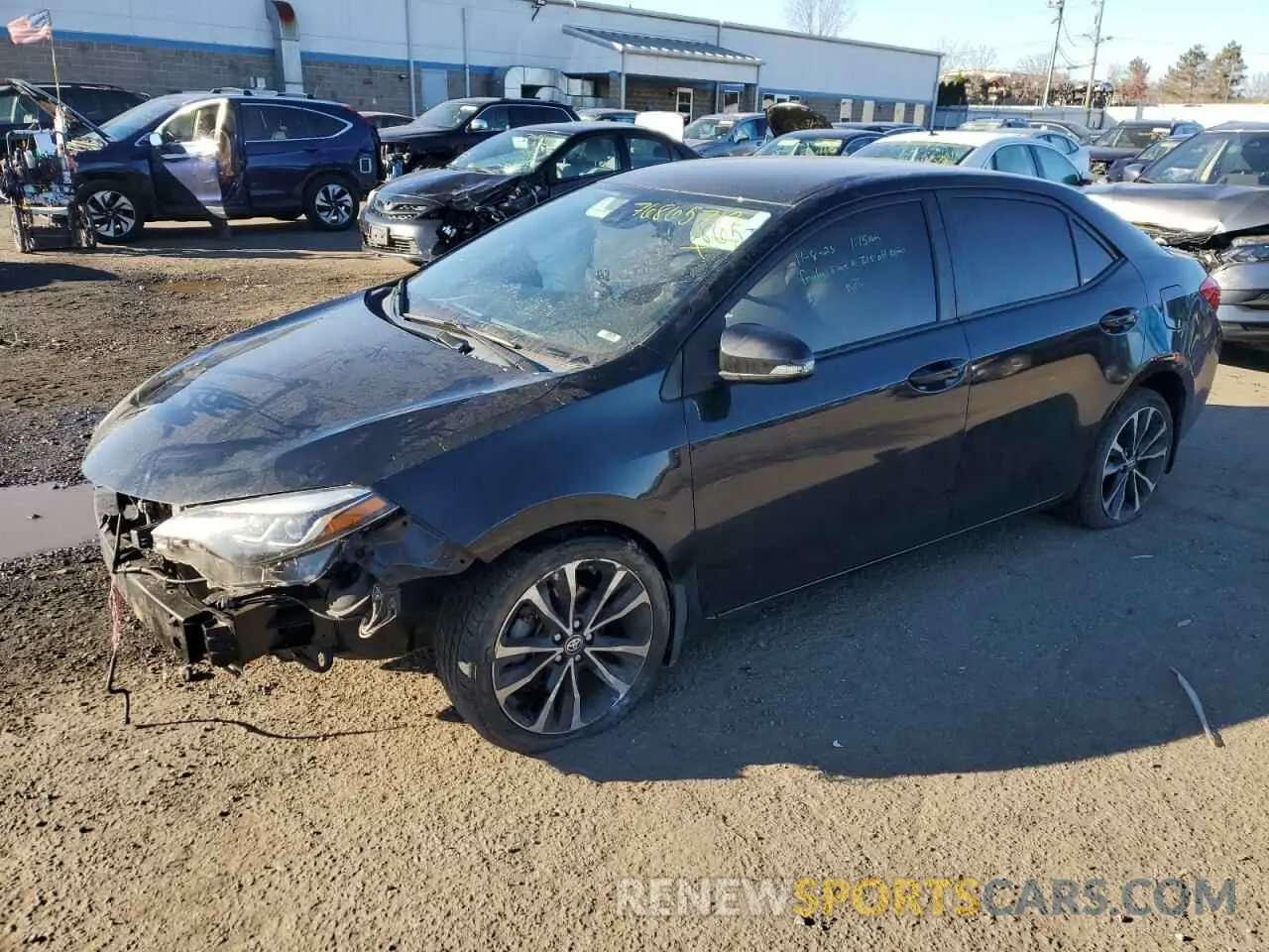 1 Photograph of a damaged car 2T1BURHE3KC138478 TOYOTA COROLLA 2019
