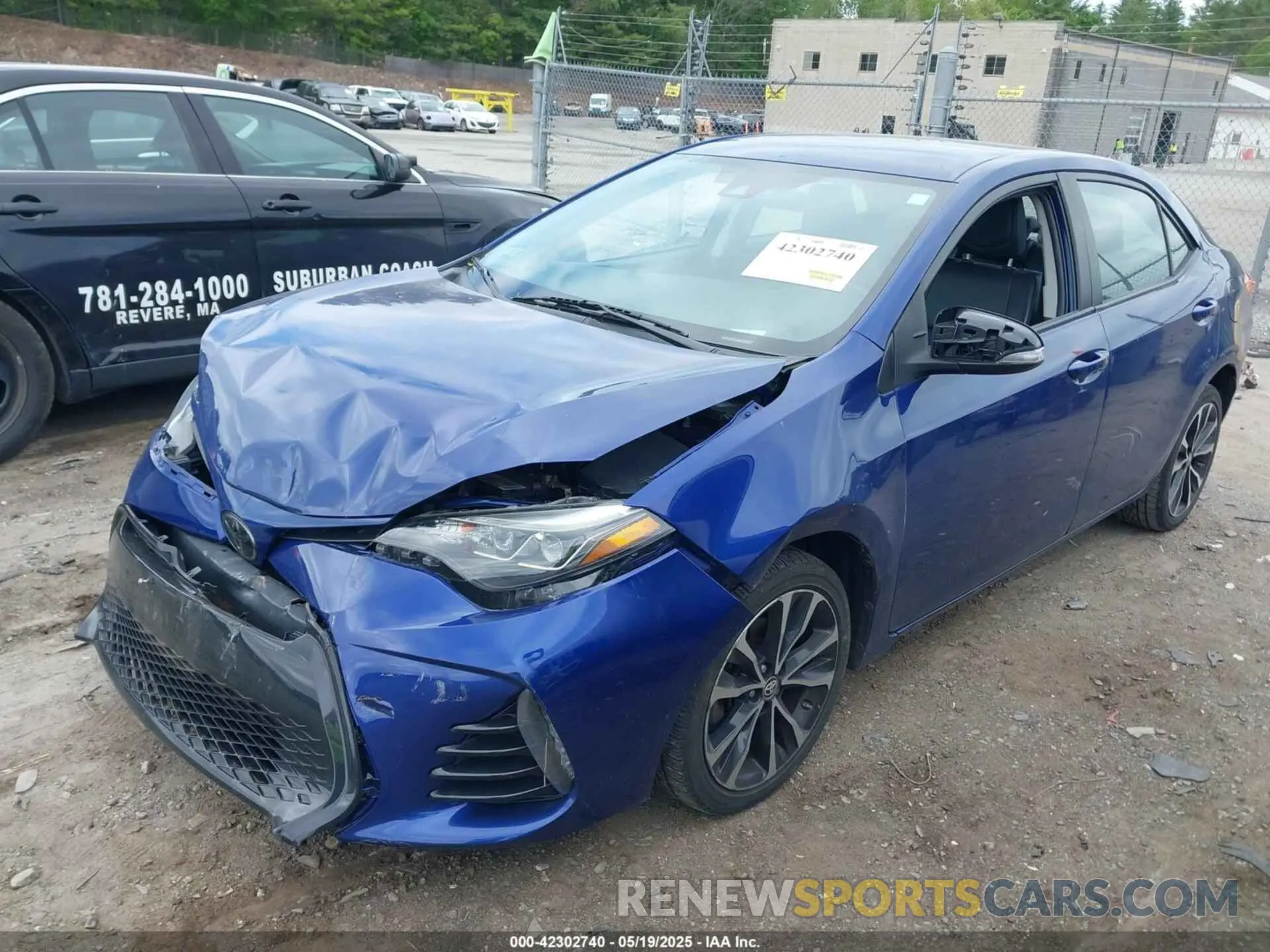 2 Photograph of a damaged car 2T1BURHE3KC142871 TOYOTA COROLLA 2019