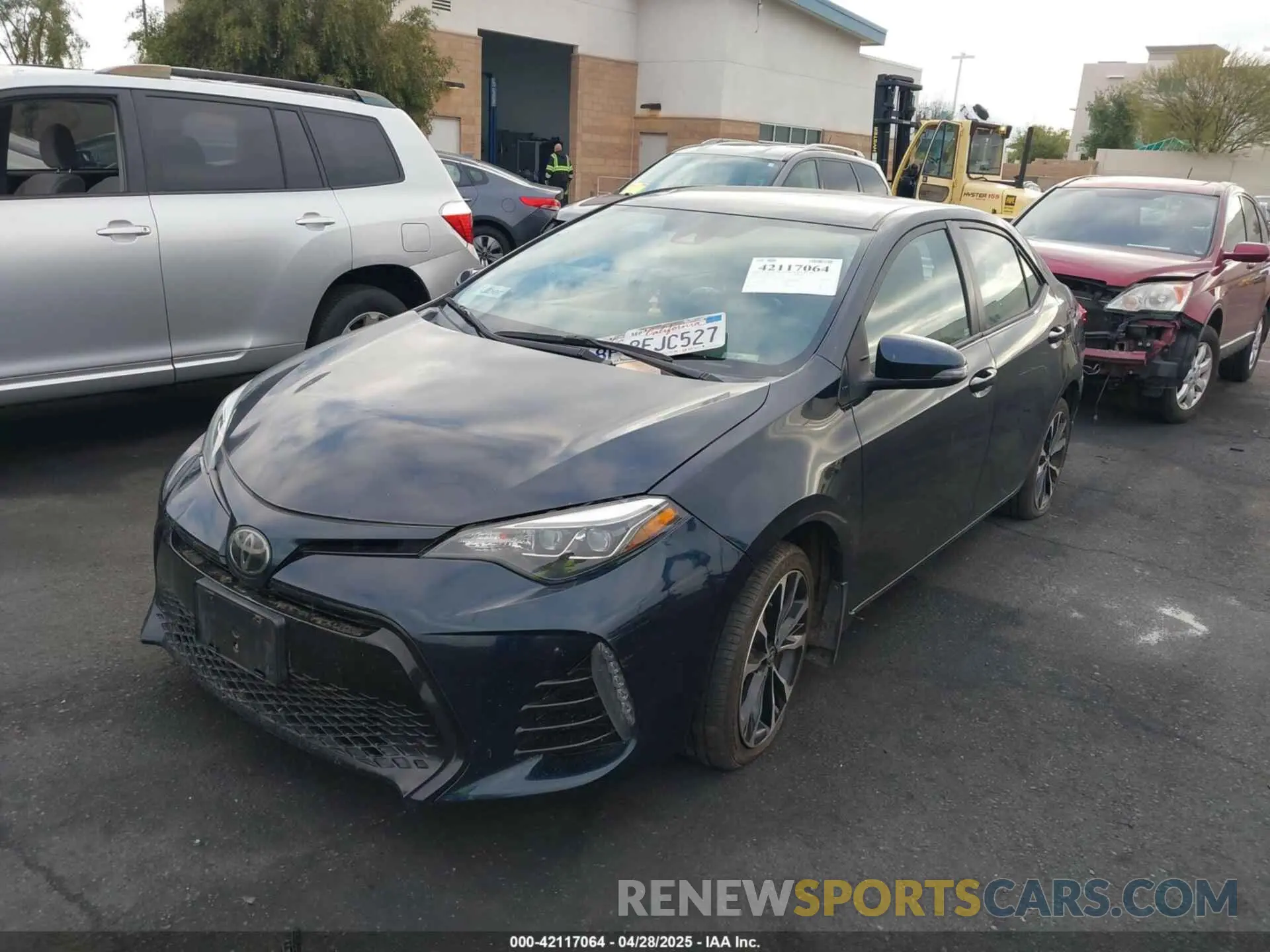 2 Photograph of a damaged car 2T1BURHE3KC144751 TOYOTA COROLLA 2019