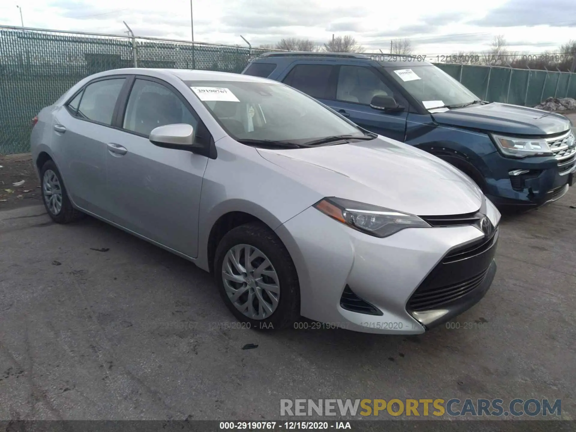 1 Photograph of a damaged car 2T1BURHE3KC146497 TOYOTA COROLLA 2019
