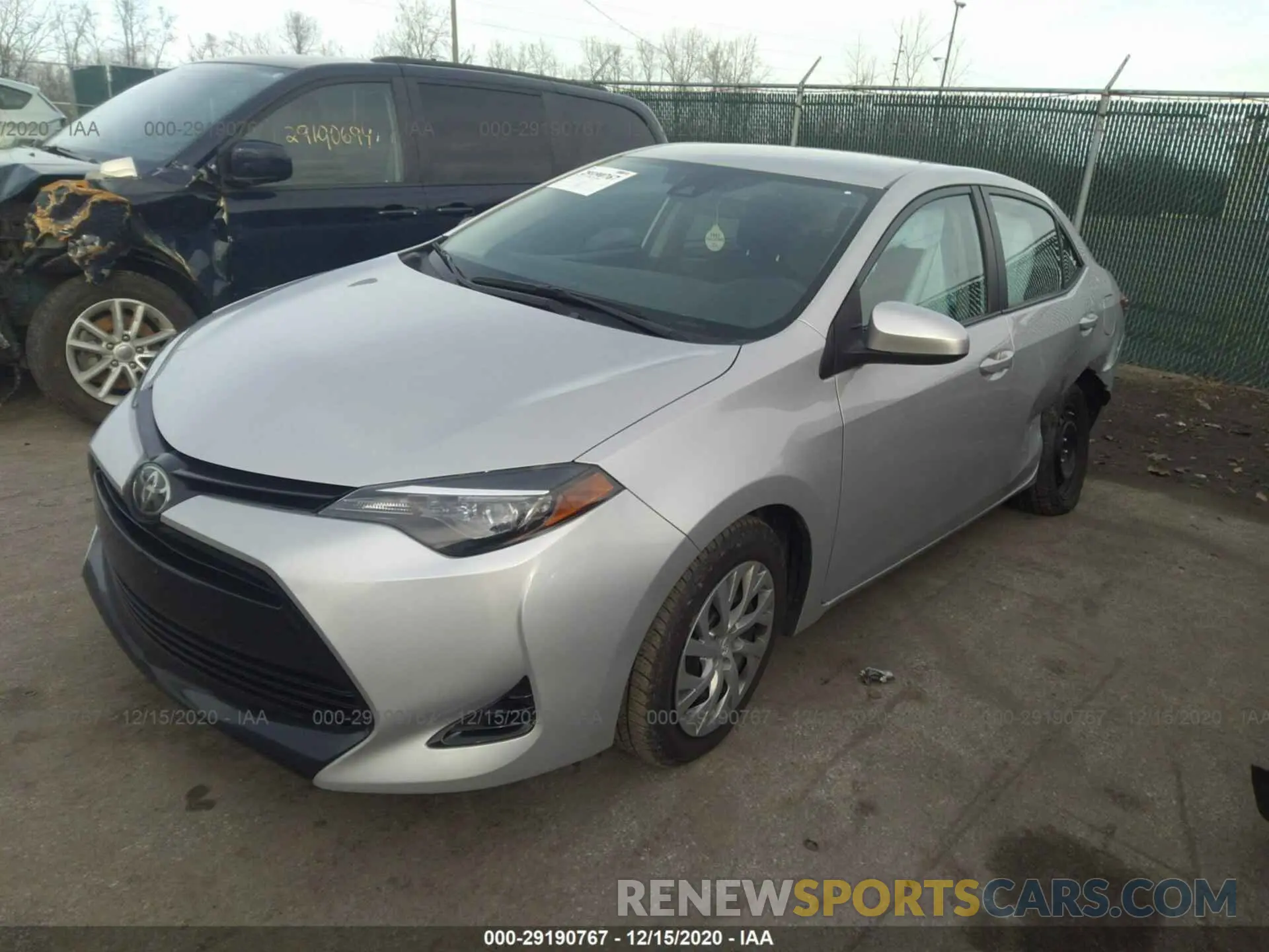 2 Photograph of a damaged car 2T1BURHE3KC146497 TOYOTA COROLLA 2019