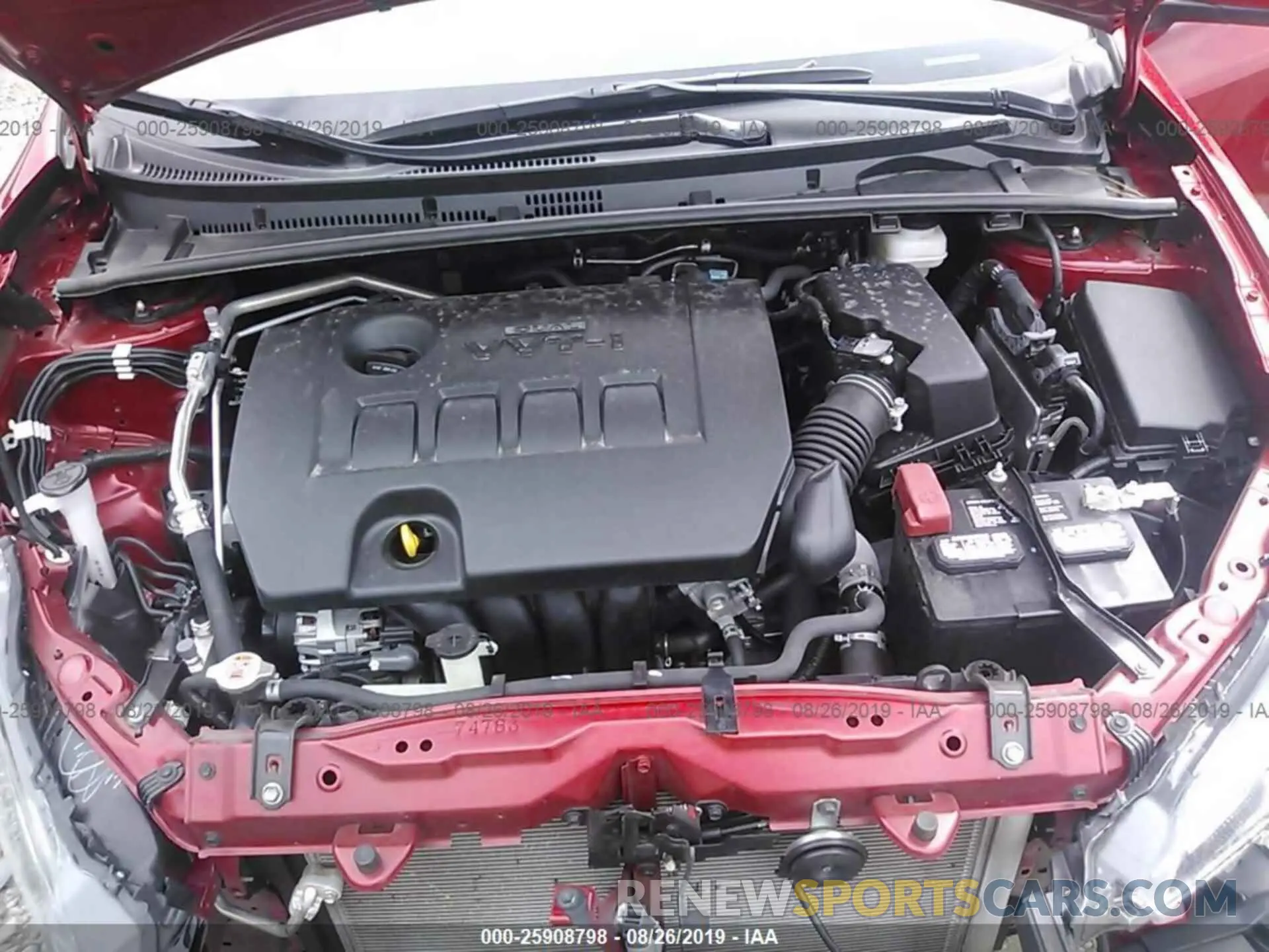 10 Photograph of a damaged car 2T1BURHE3KC146600 TOYOTA COROLLA 2019