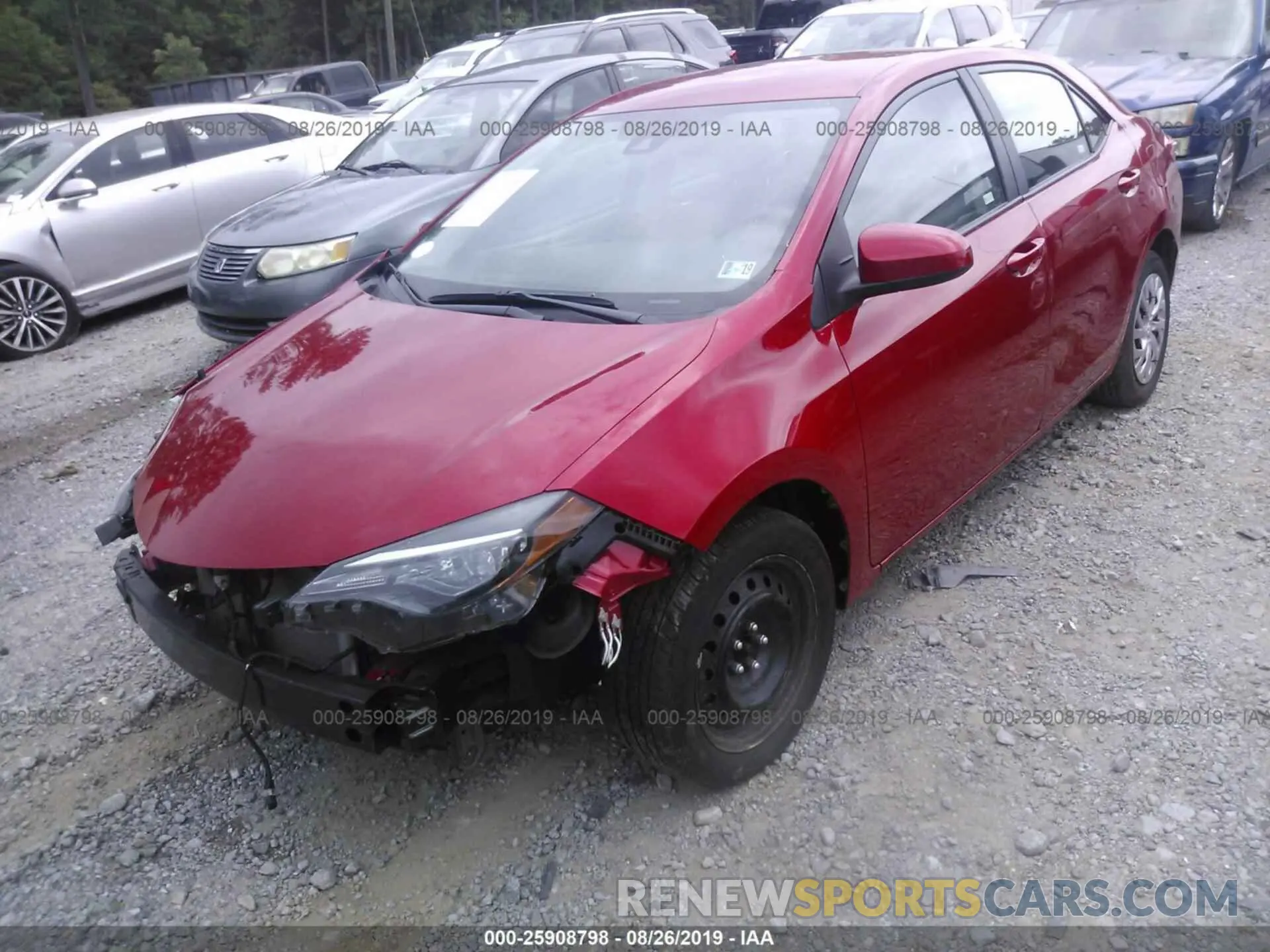 2 Photograph of a damaged car 2T1BURHE3KC146600 TOYOTA COROLLA 2019