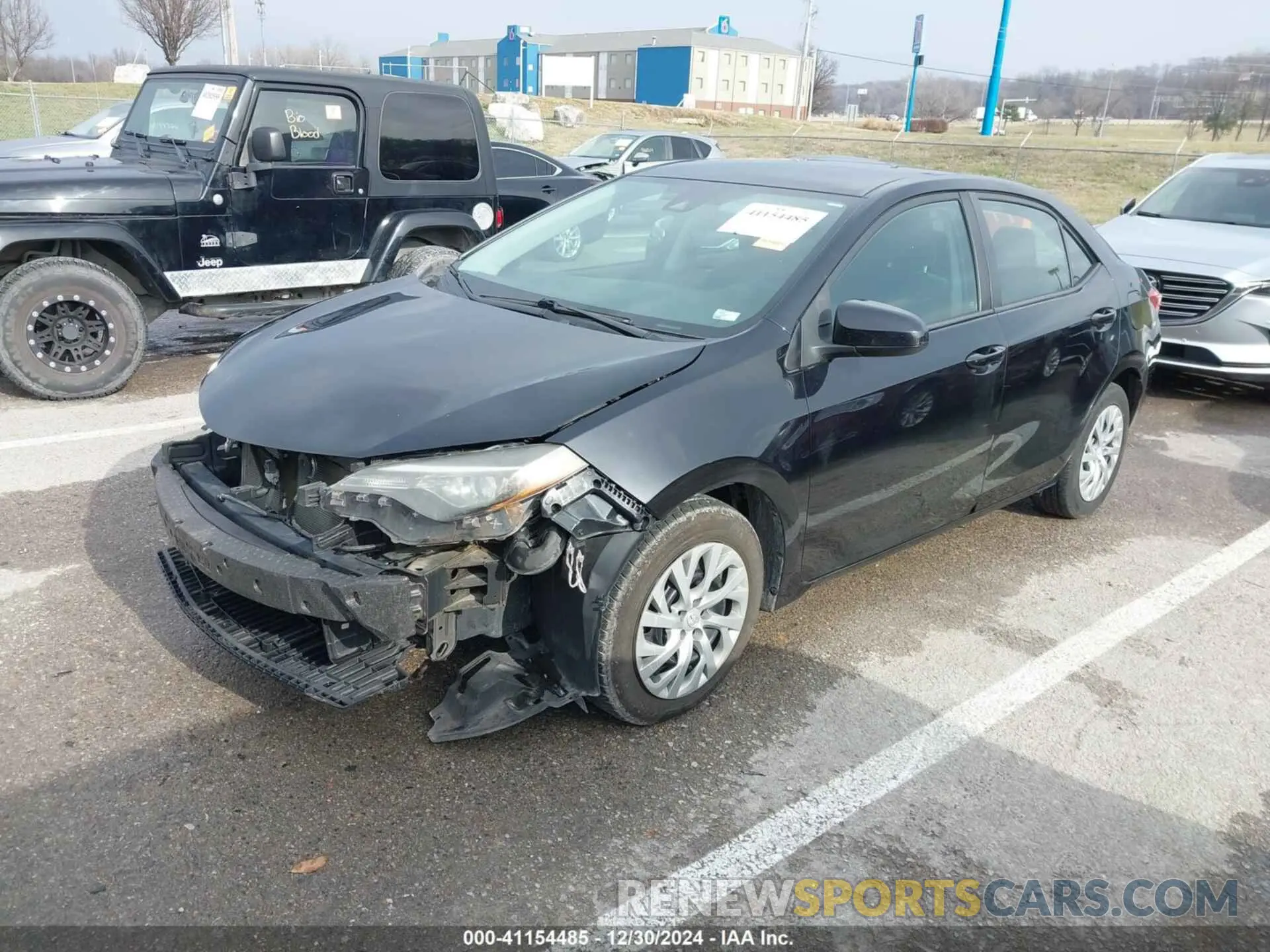 2 Photograph of a damaged car 2T1BURHE3KC146998 TOYOTA COROLLA 2019