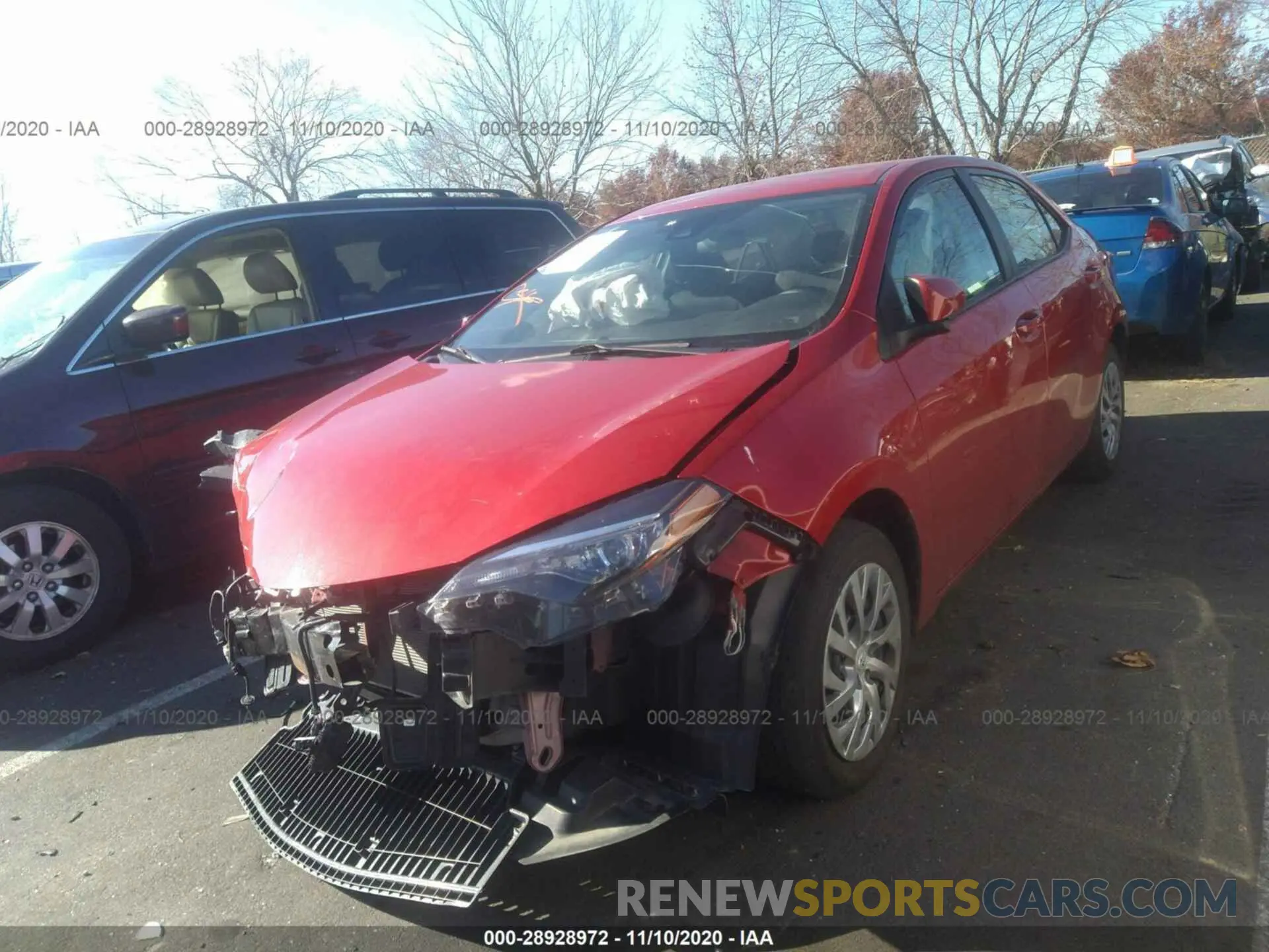 2 Photograph of a damaged car 2T1BURHE3KC147505 TOYOTA COROLLA 2019