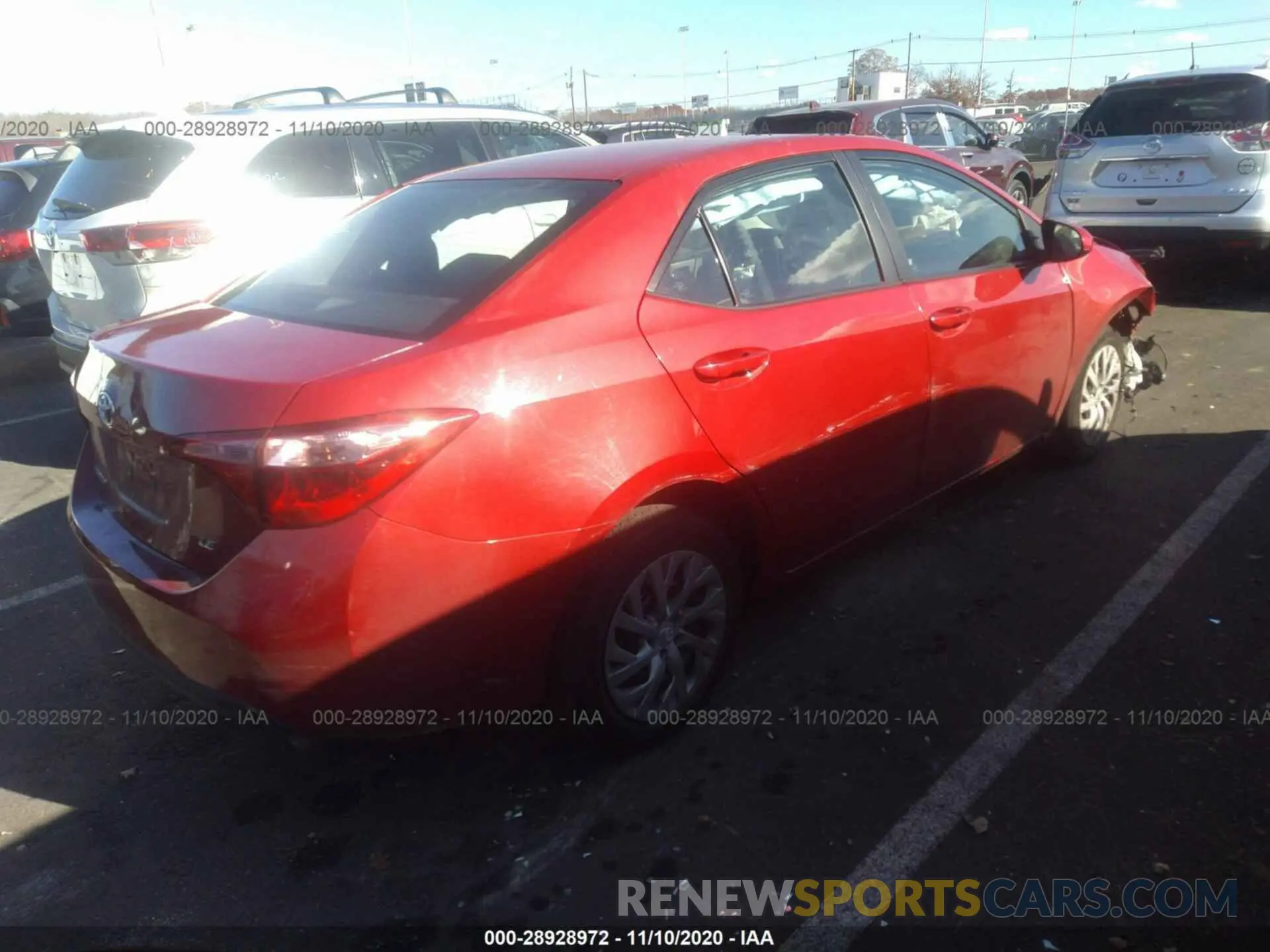 4 Photograph of a damaged car 2T1BURHE3KC147505 TOYOTA COROLLA 2019