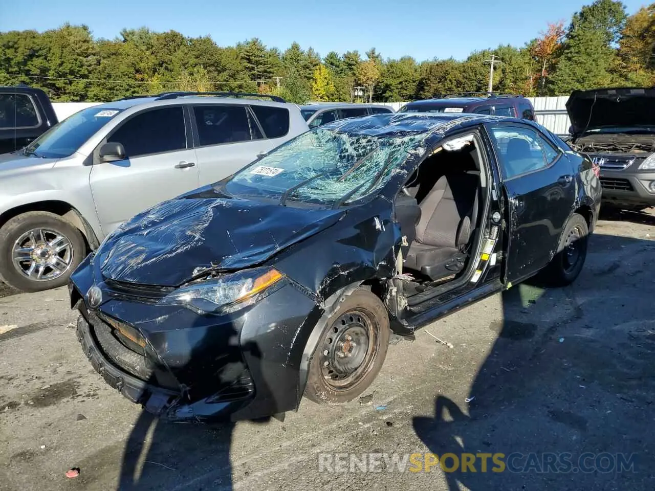 1 Photograph of a damaged car 2T1BURHE3KC150243 TOYOTA COROLLA 2019