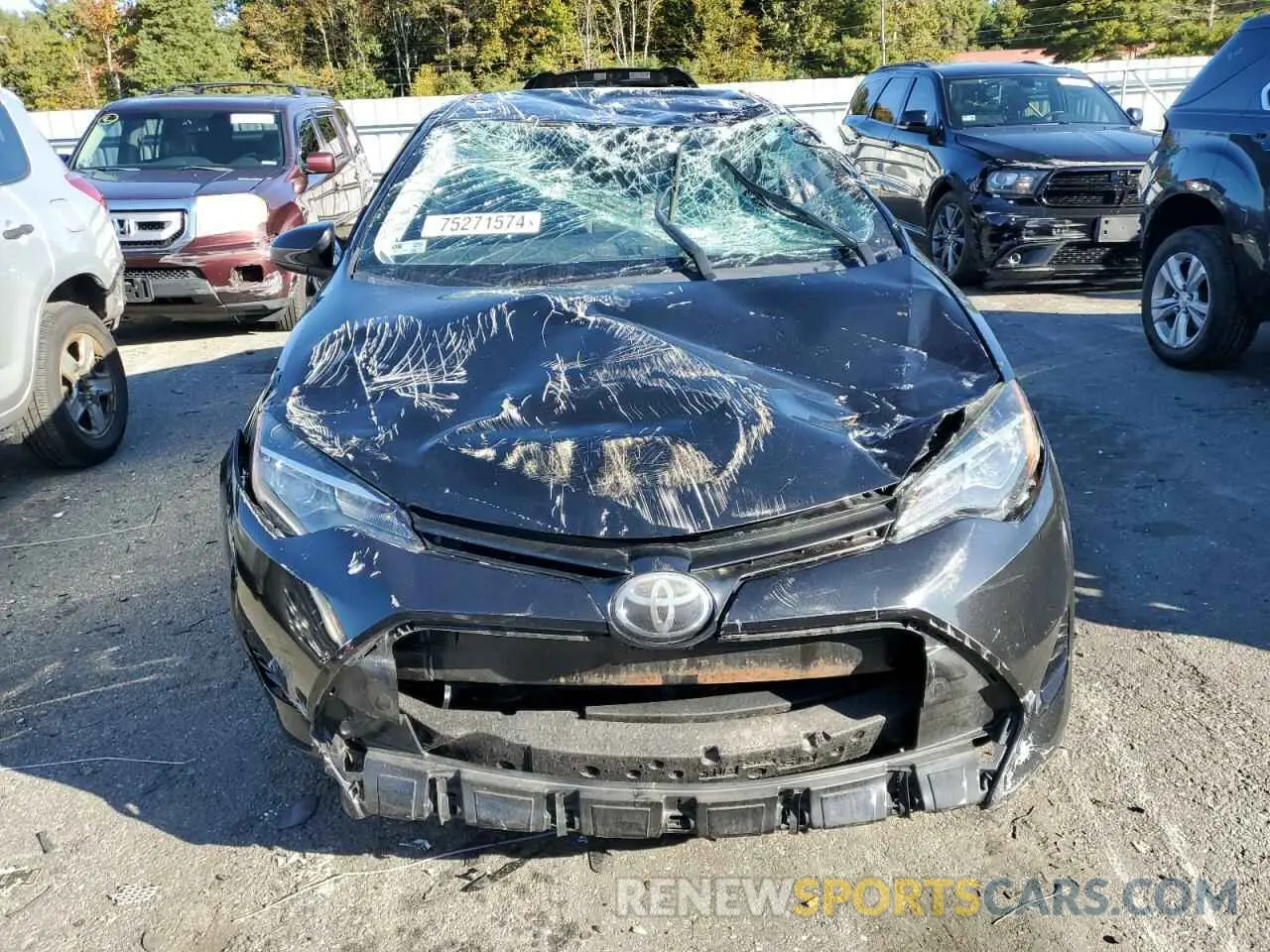 5 Photograph of a damaged car 2T1BURHE3KC150243 TOYOTA COROLLA 2019