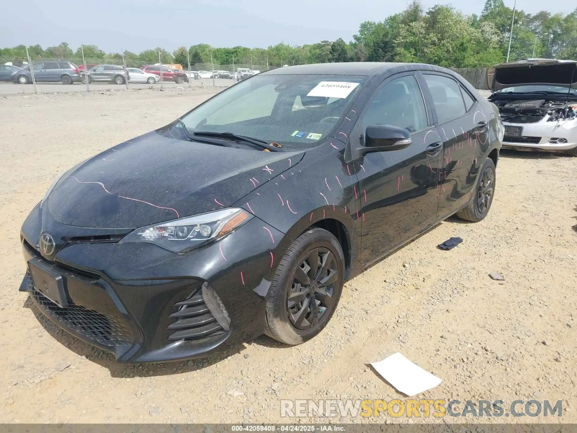 2 Фотография поврежденного автомобиля 2T1BURHE3KC160691 TOYOTA COROLLA 2019