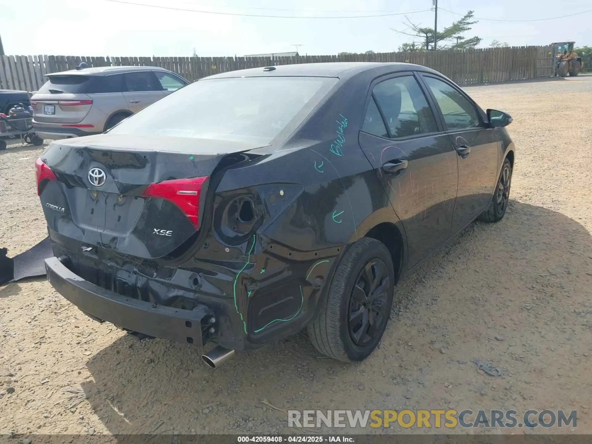 4 Фотография поврежденного автомобиля 2T1BURHE3KC160691 TOYOTA COROLLA 2019
