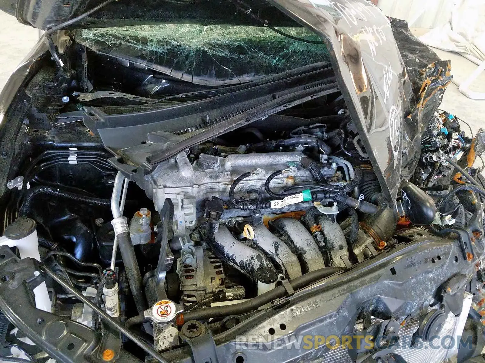 7 Photograph of a damaged car 2T1BURHE3KC160819 TOYOTA COROLLA 2019