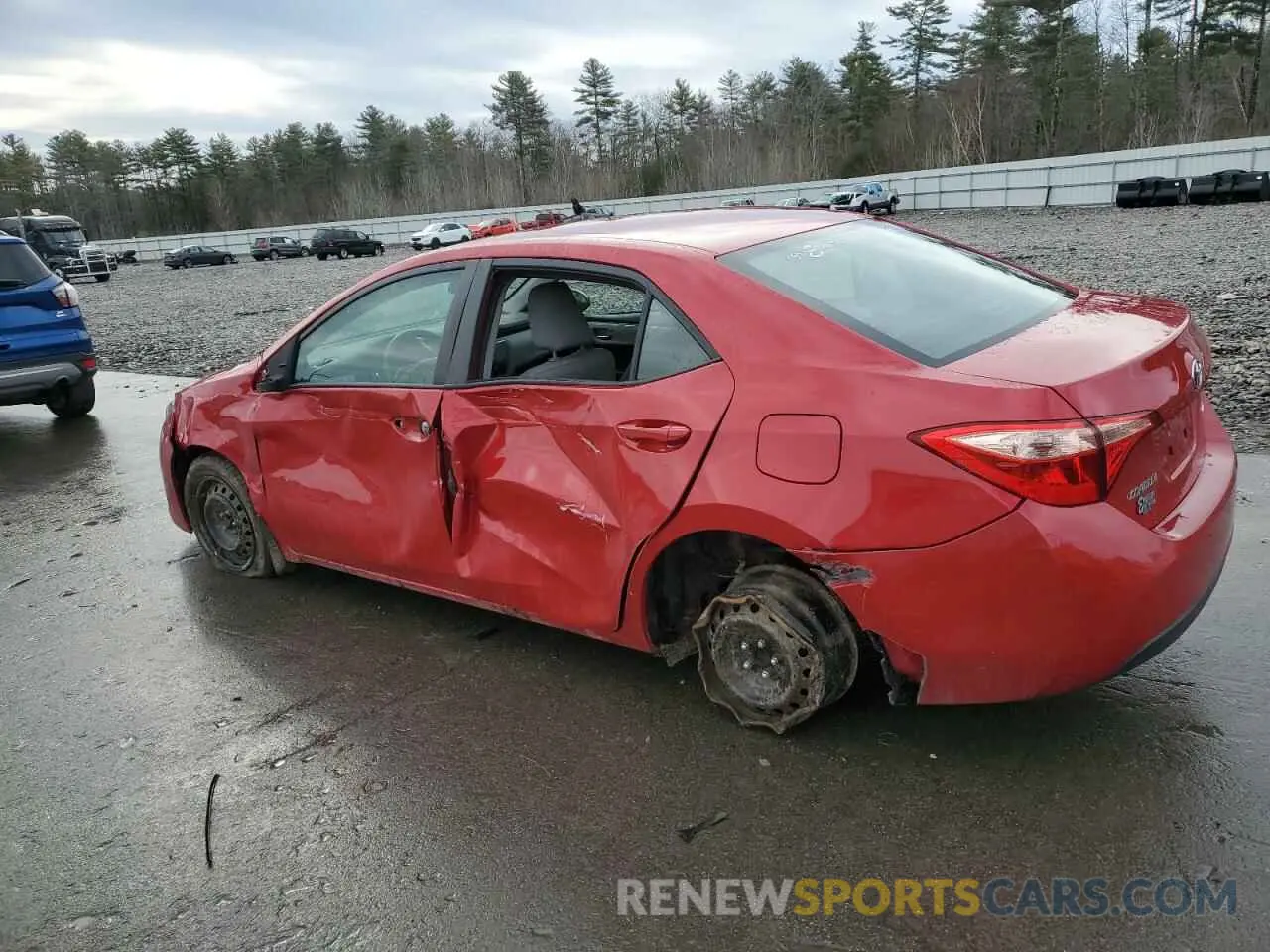 2 Photograph of a damaged car 2T1BURHE3KC174686 TOYOTA COROLLA 2019