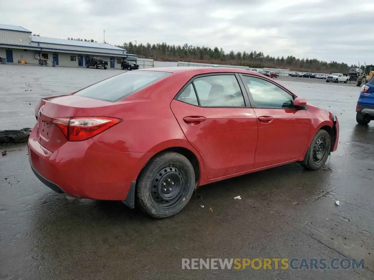 3 Photograph of a damaged car 2T1BURHE3KC174686 TOYOTA COROLLA 2019