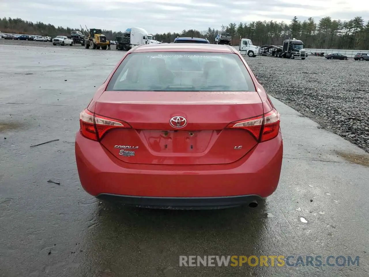 6 Photograph of a damaged car 2T1BURHE3KC174686 TOYOTA COROLLA 2019
