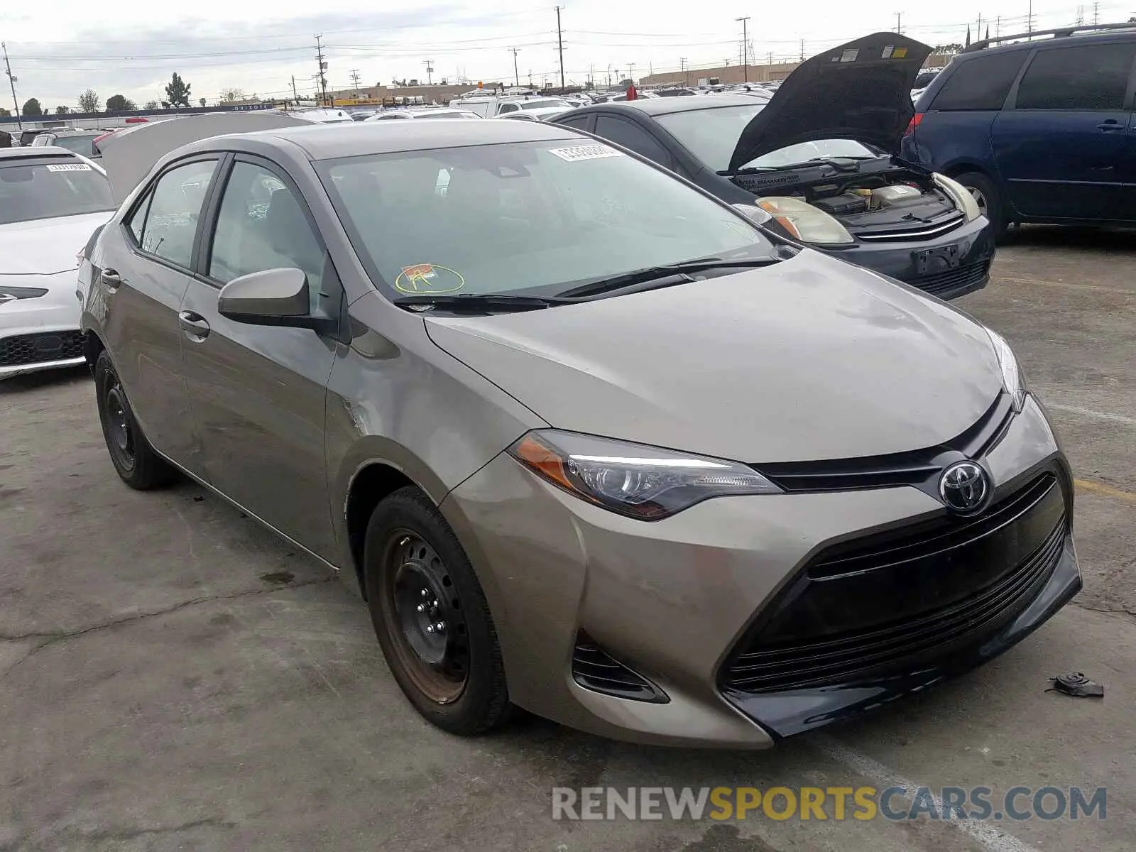 1 Photograph of a damaged car 2T1BURHE3KC186935 TOYOTA COROLLA 2019
