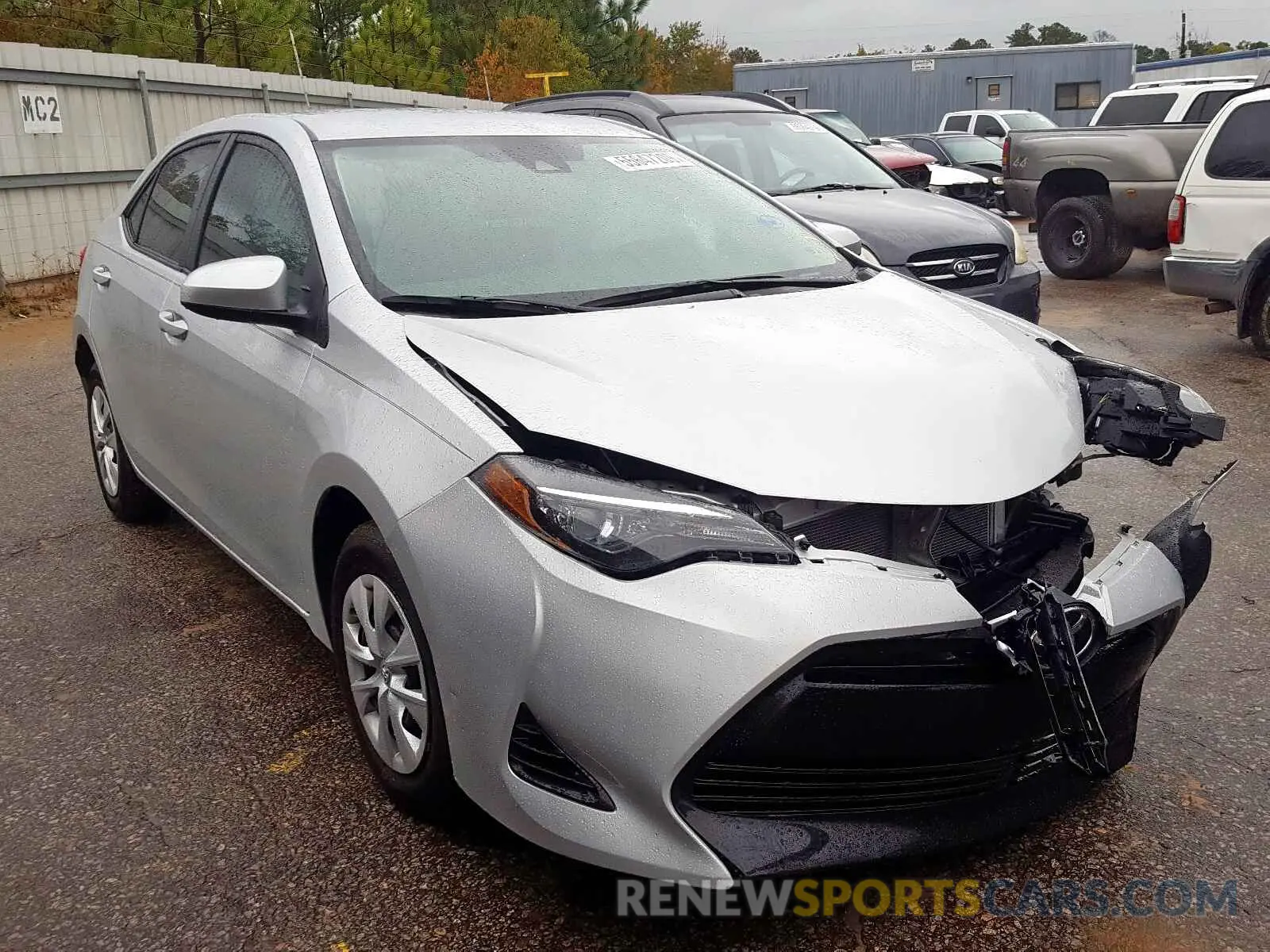1 Photograph of a damaged car 2T1BURHE3KC194176 TOYOTA COROLLA 2019